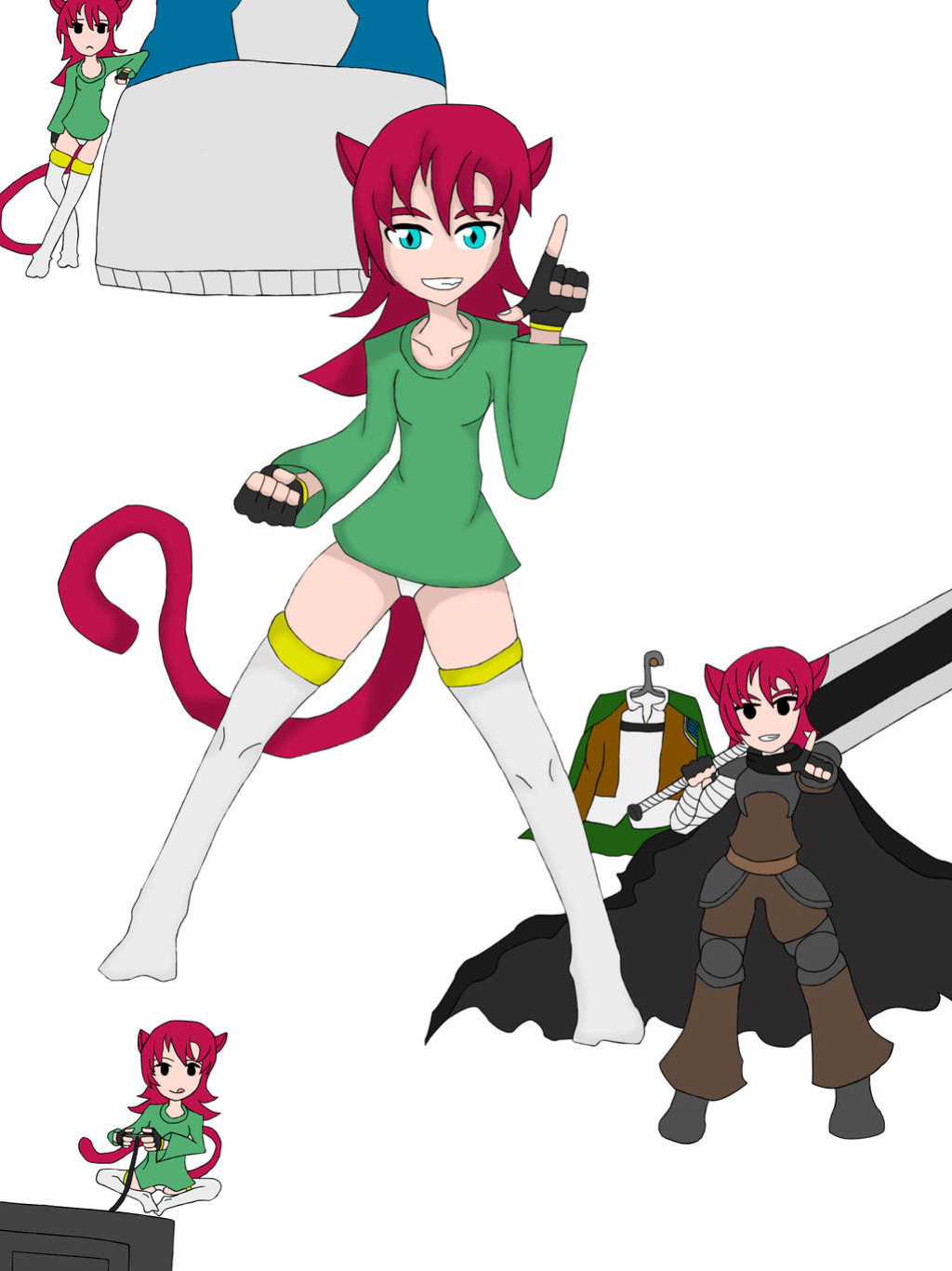 [tsukai91] Hermanas Neko / Cat Sisters
