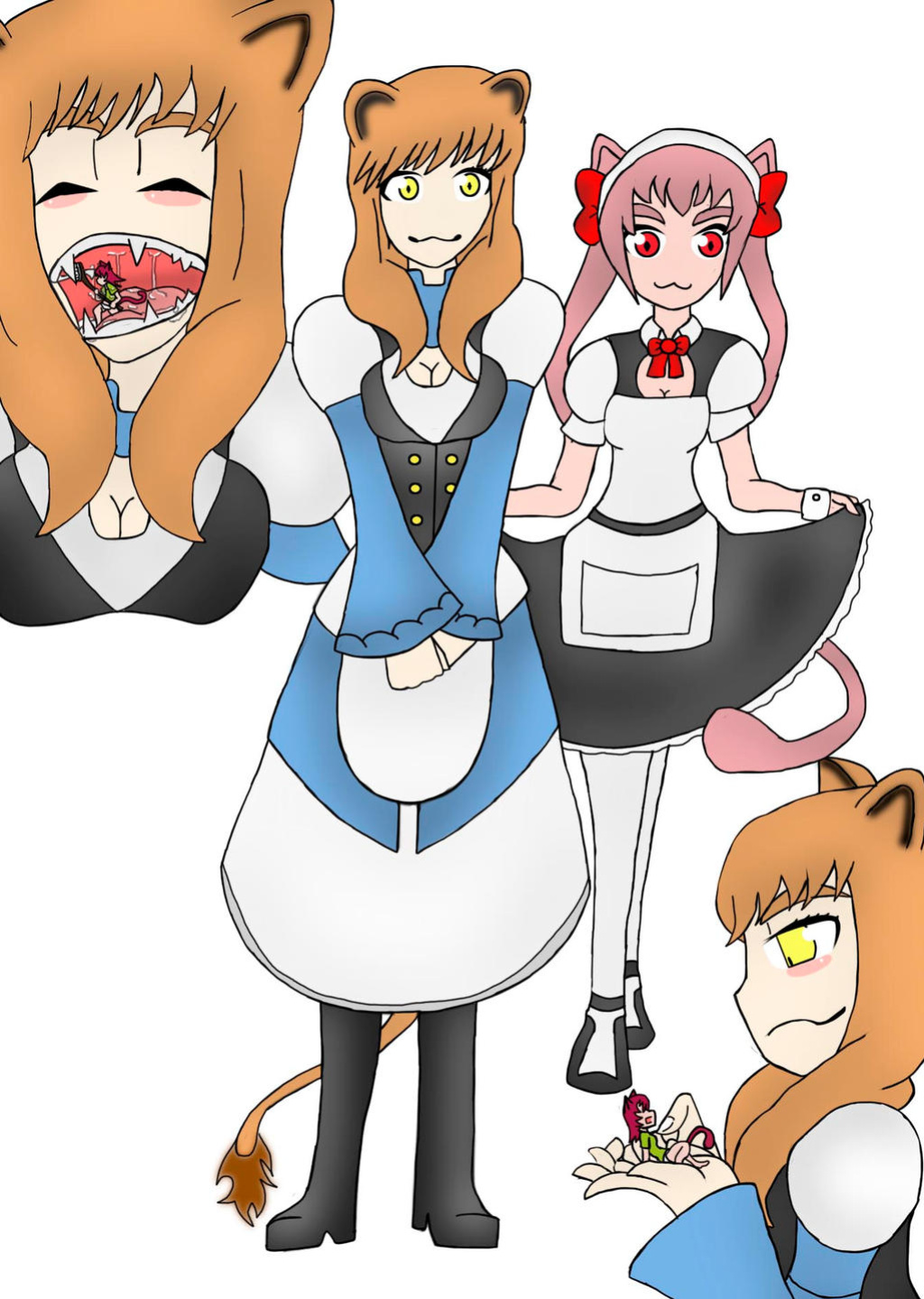 [tsukai91] Hermanas Neko / Cat Sisters