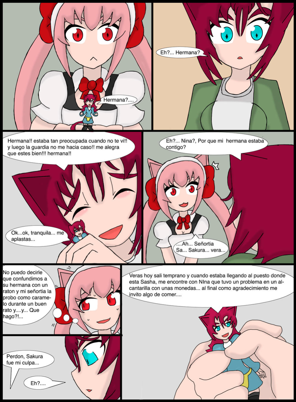 [tsukai91] Hermanas Neko / Cat Sisters