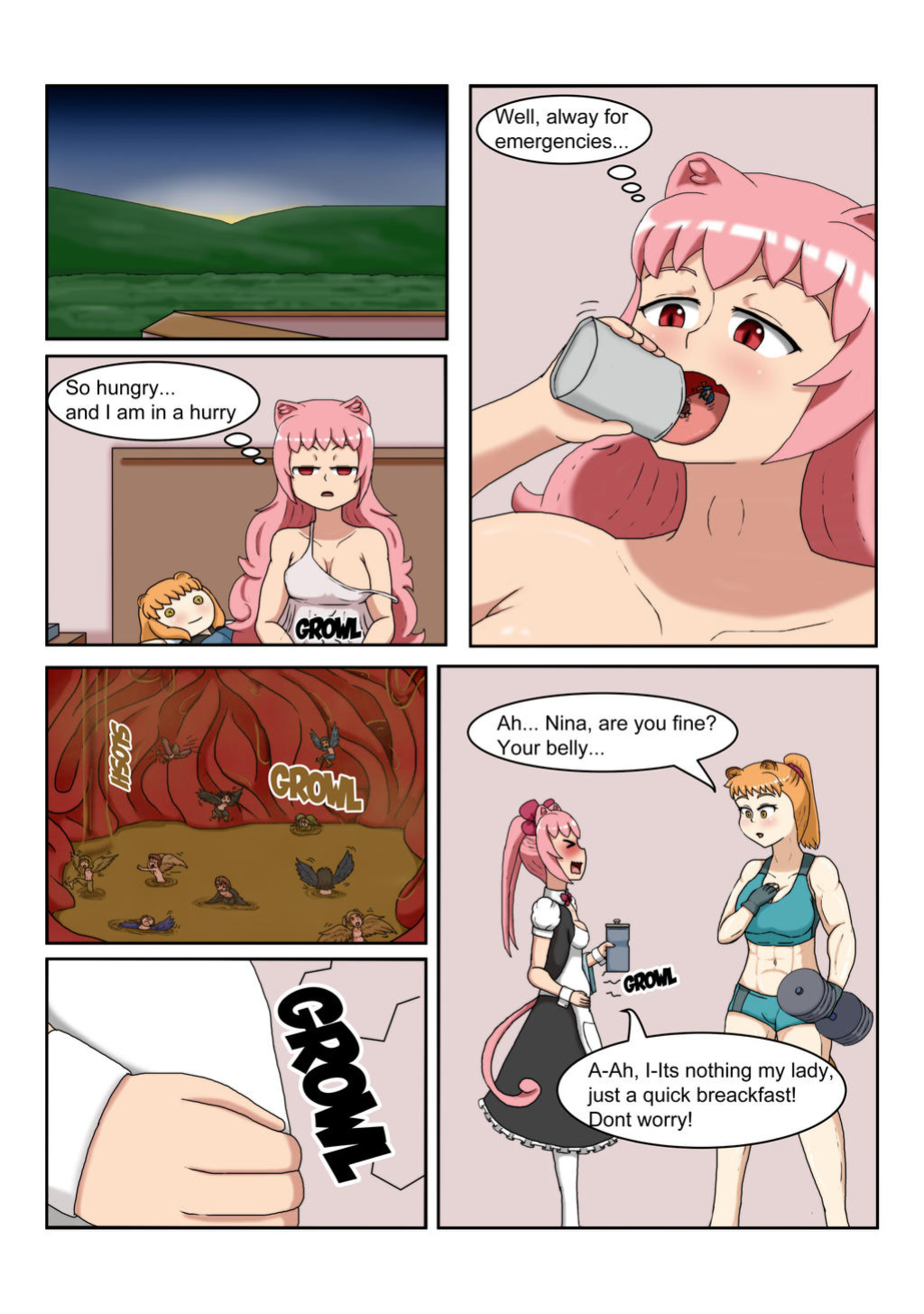 [tsukai91] Hermanas Neko / Cat Sisters