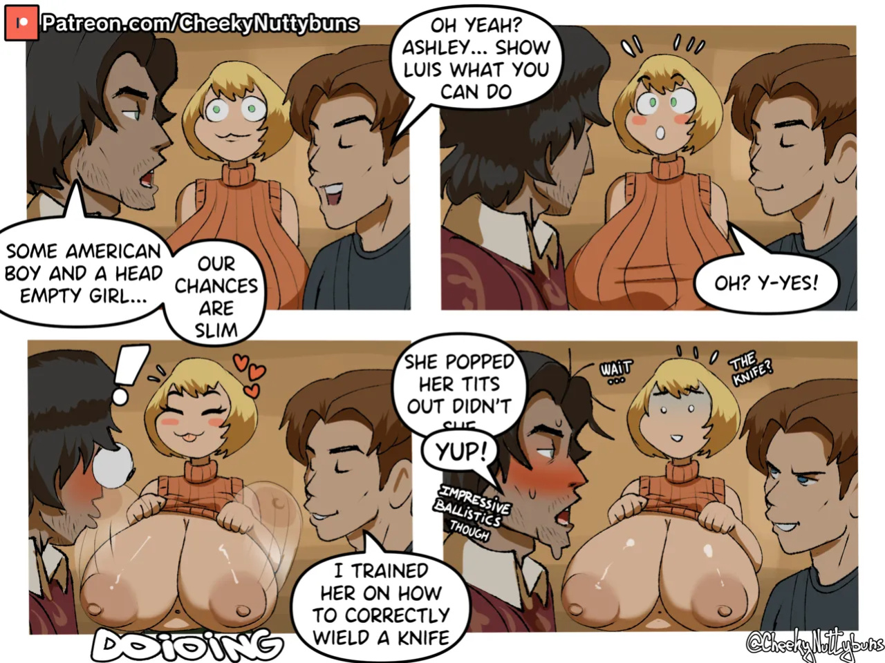 [CheekyNuttybuns] Cheeky Strips! - Ashley (Resident Evil)