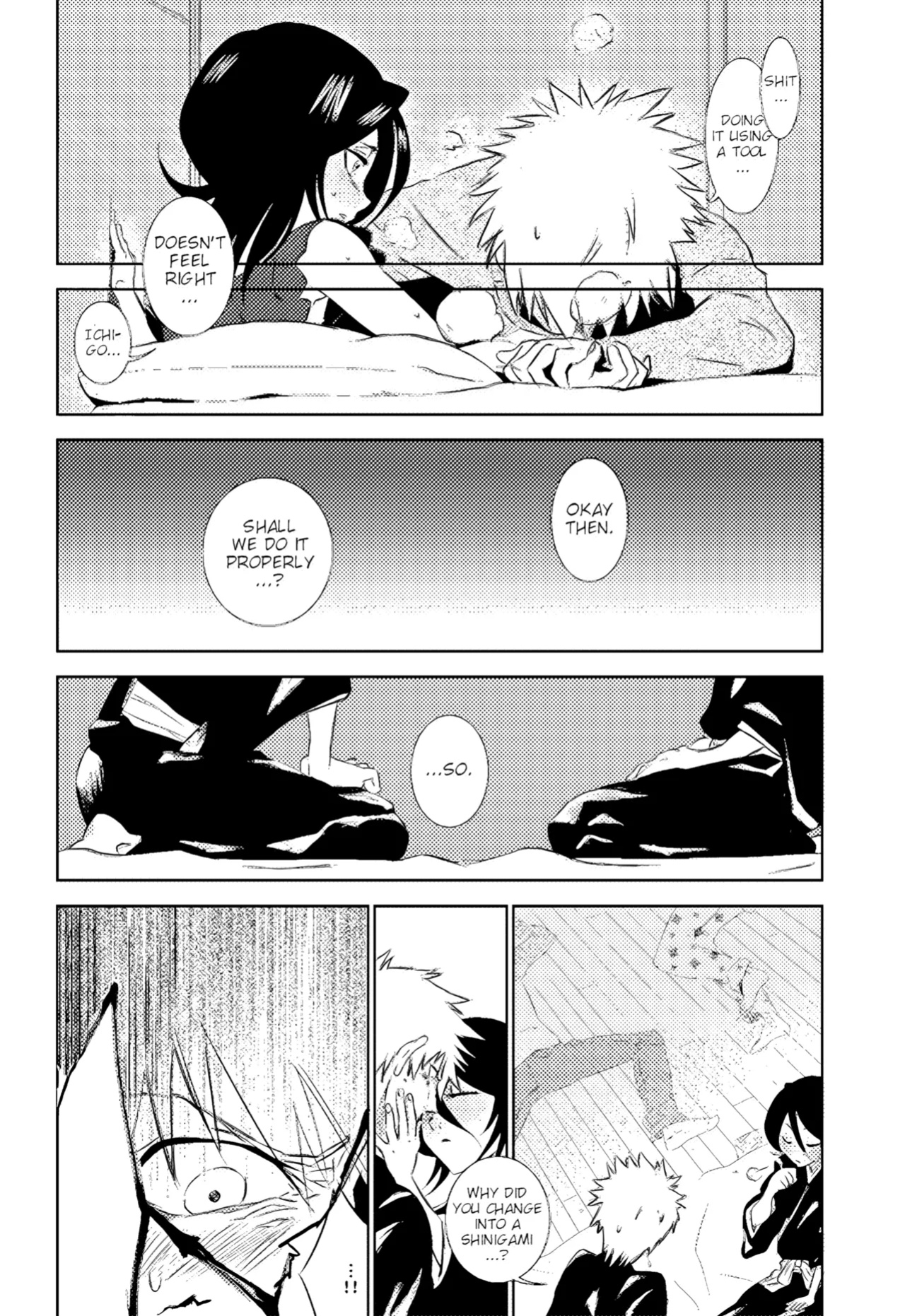 (COMIC1☆3) [BAKA to HASA me (Tsukai You)] NO/BODY (Bleach) [Brolen + EHCove] [Decensored + Upscaled]