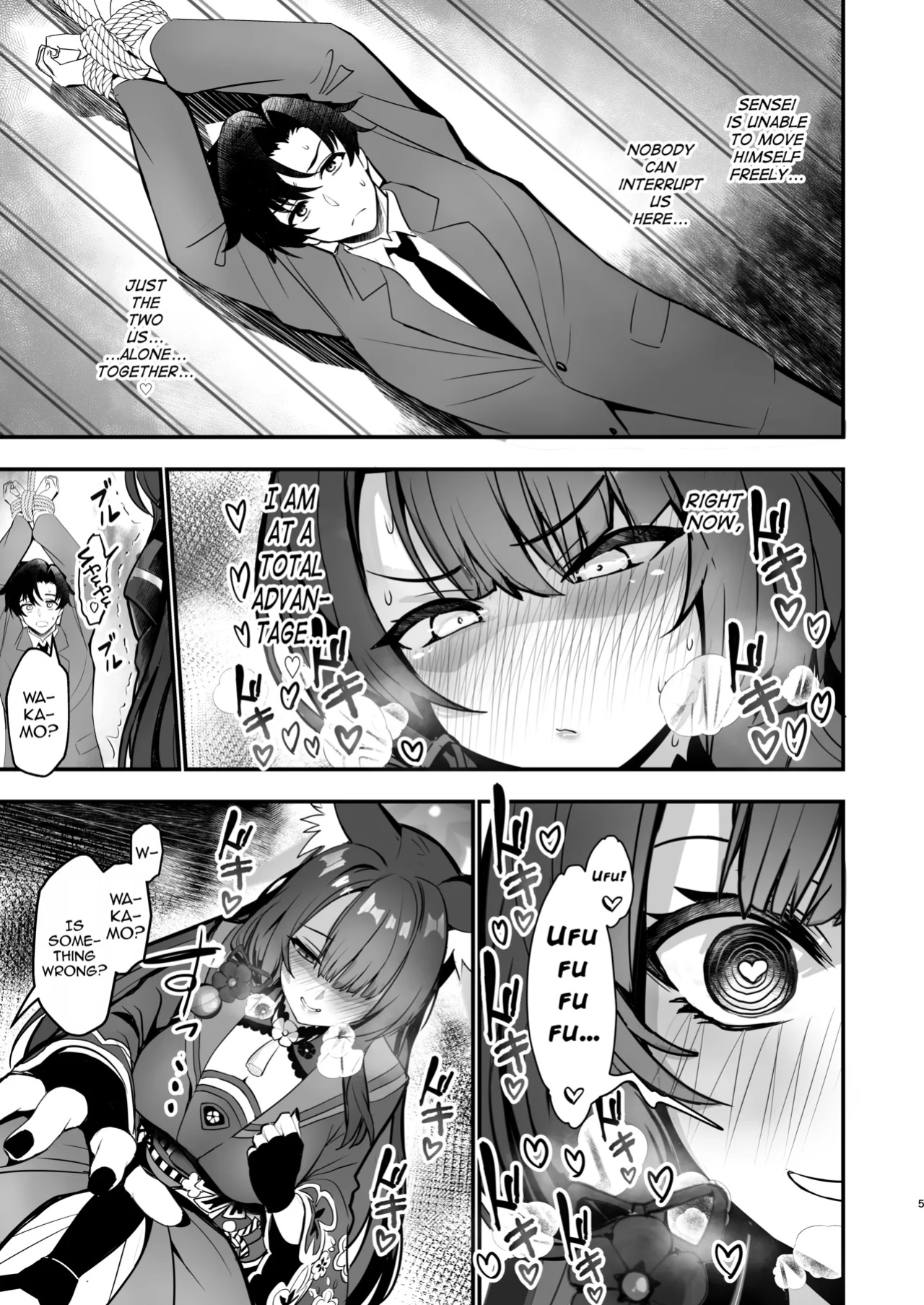 [Yamitsuki Honpo (Wise Speak)] Kosaka Wakamo no Hitorijime | Wakamo Kosaka is Hogging it All For Herself (Blue Archive) [mysterymeat3]