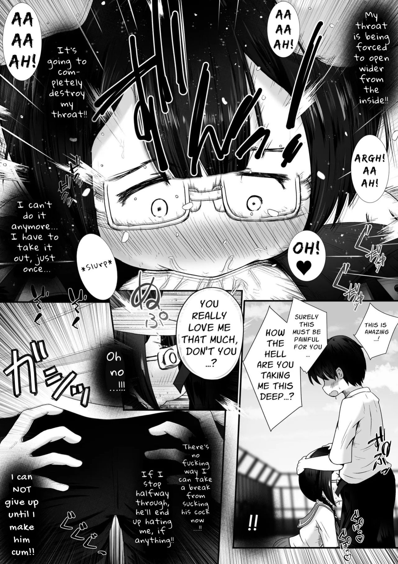 [Ecchi Ecchi Daifuku (Neko Daifuku)] To Prove She's Girlfriend Material, A Petite Slut Uses ALL Her Holes To Service His Big Dick [Kani]