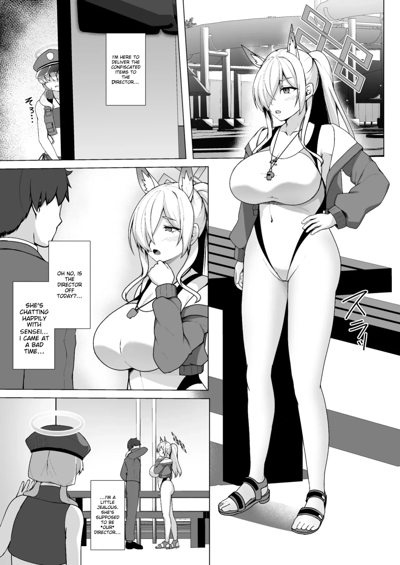 [Asanebou Crisis (Akaneman)] Kanna Kyokuchou wa Minna no Saimin Nikubenki | Director Kanna is Everyone's Hypnotized Plaything (Blue Archive)
