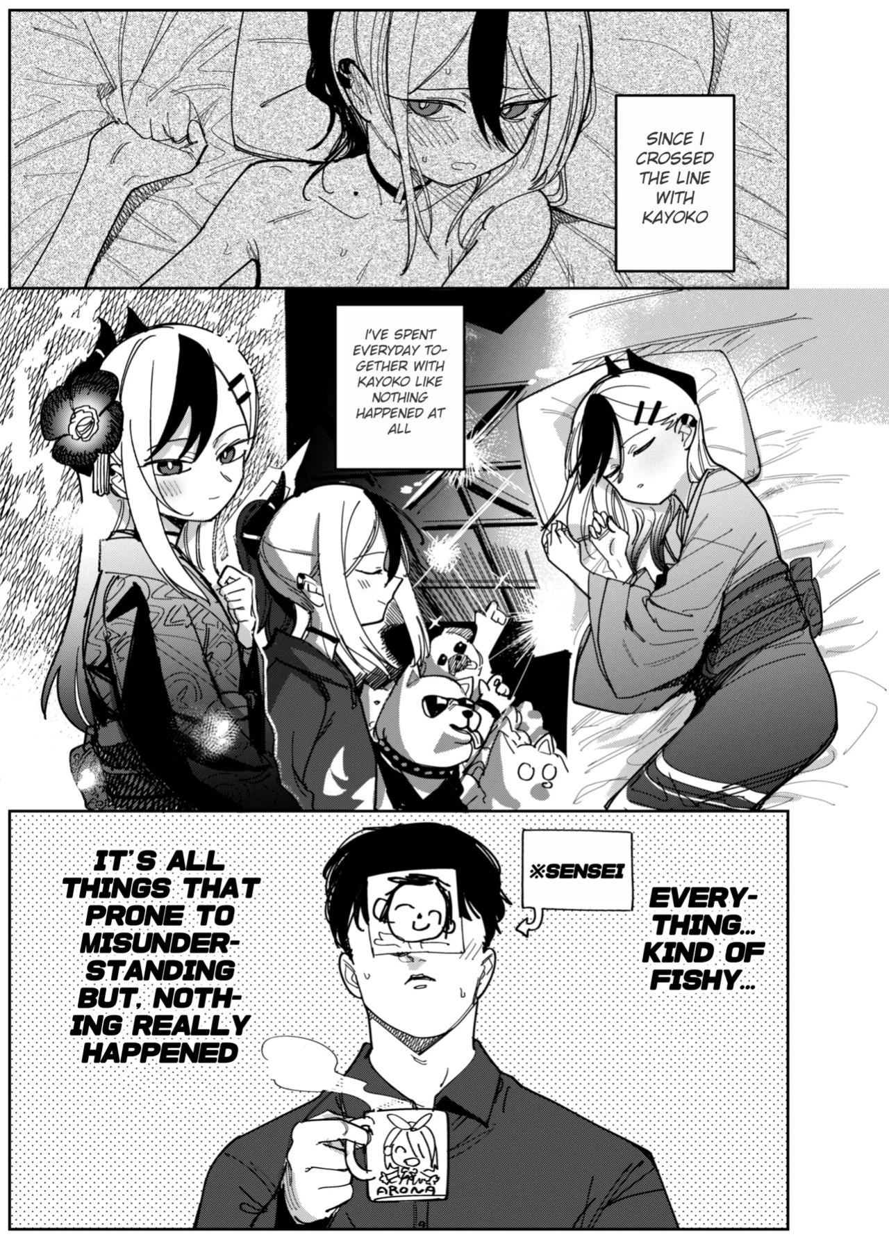 [PYPYworks (Syamonabe)] Onikata Kayoko wa Konna Koto Shinai. Part. 2 - Onikata Kayoko won't do this type of stuff. (Blue Archive) [Yume Translation]