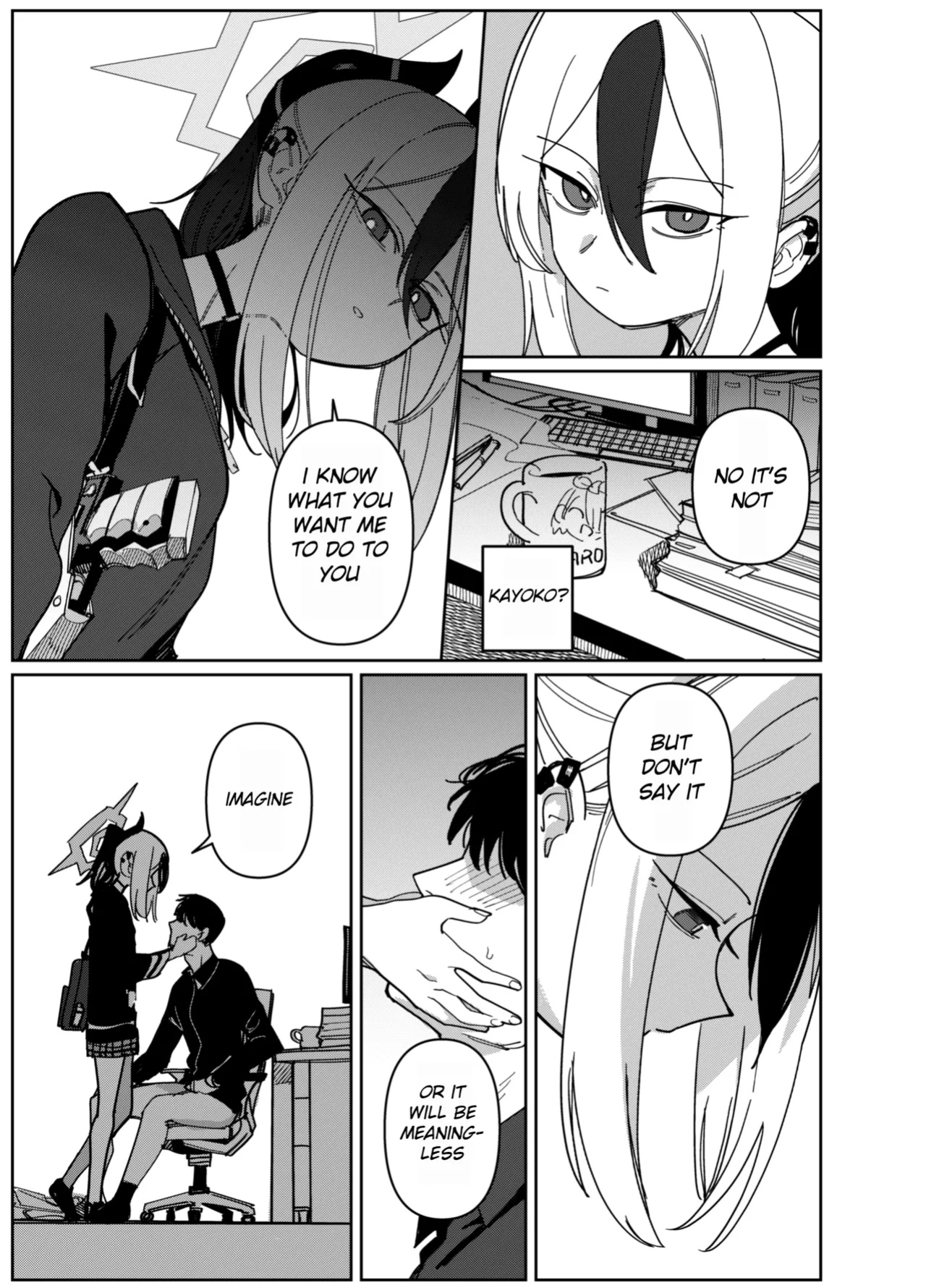 [PYPYworks (Syamonabe)] Onikata Kayoko wa Konna Koto Shinai. Part. 2 - Onikata Kayoko won't do this type of stuff. (Blue Archive) [Yume Translation]