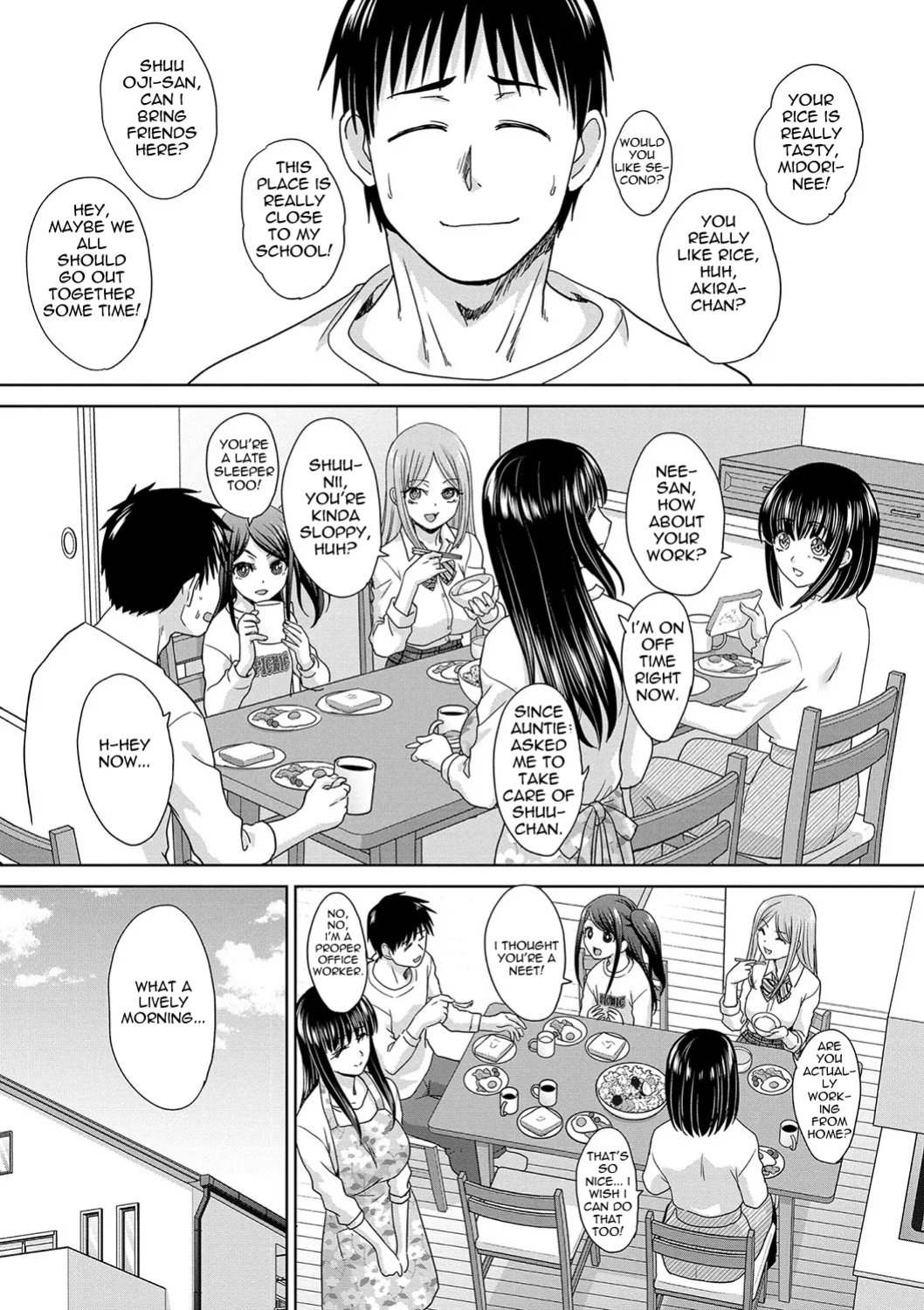 [Itaba Hiroshi] Shinseki Midara My Home Harem Ch.1-3 [castor translates things]