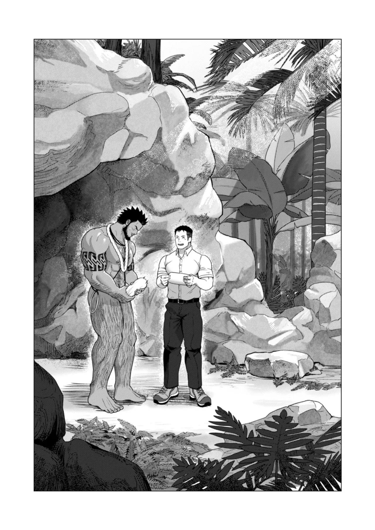 [Ofton Souko (Gorou Naoki)] Men of the Tribal Village 1 [Eng]