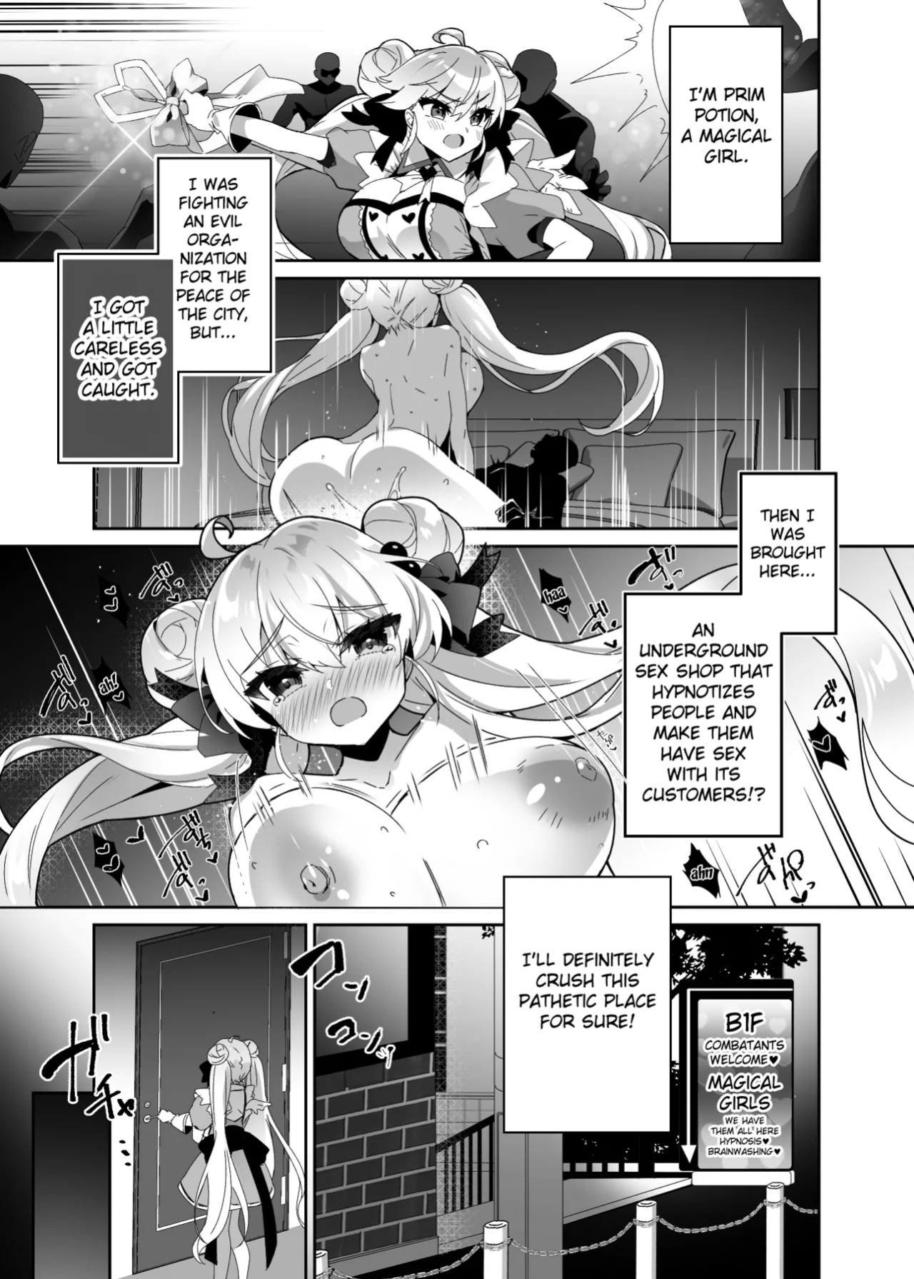 [Dodameyasan (Sasakuma Kyouta)] Moto Mahoushoujo ga Iru Fuuzokuten 2 - Seigi no Kokoro wa Hentai Sen'nou de Don'na Play mo OK Nado Sukebe Fuuzoku Jou ni Ochiru - [Fated Circle]