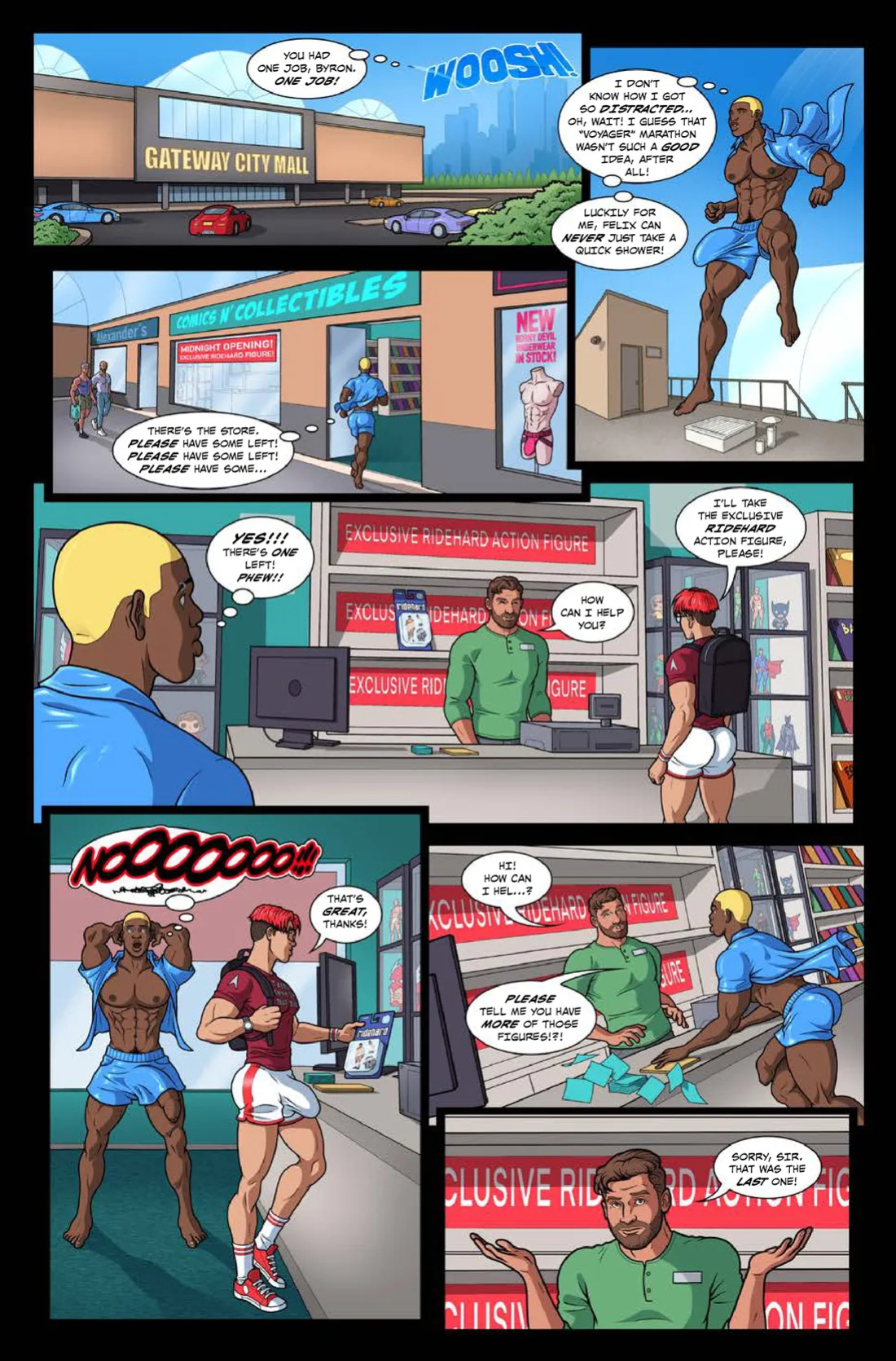 [Alexander, Patrick Fillion] My Boyfriend is a Superhero #4 [Eng]