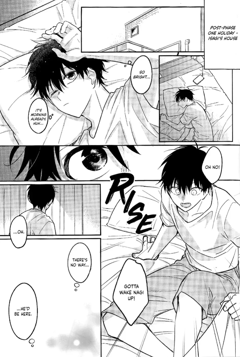 (Seishun Egoism ~Natsuyasumi~) [Mameya (Mimi)] Lucky Break (Blue Lock) {Strike-a-hole Scans}