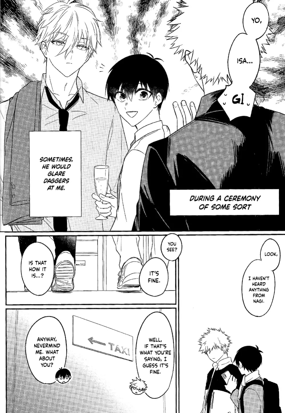 (Lemon Tea ni Kintsuba o. DR2023) [Mameya (Mimi)] Never say, Give up! (Blue Lock) {Strike-a-hole Scans}