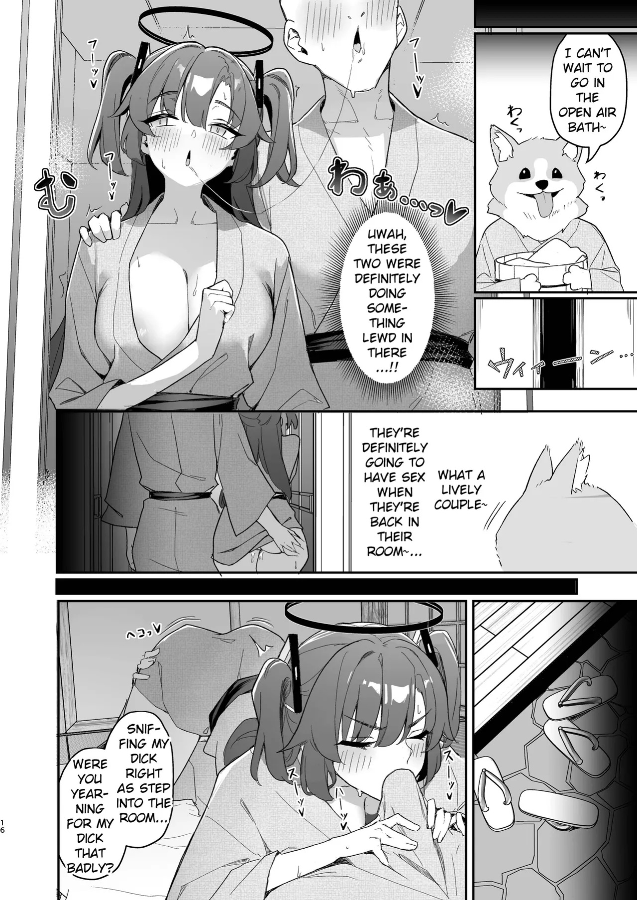[Hoyhoy Colo] Seminar Kaikei wa Ecchi ga Shitai. Onsen Hen Kouhen - The accountant at seminar wants to have sex. Hot Springs Arc Part 2 (Blue Archive) [Hitode Scans]