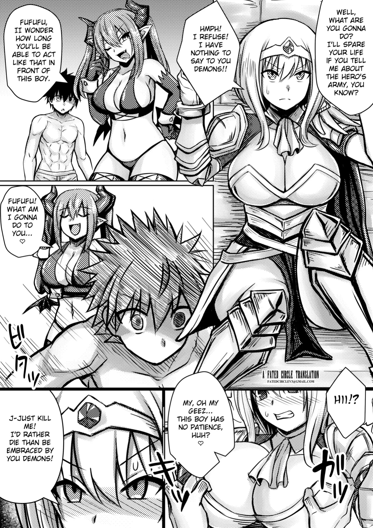 [Bareisho Tarou] Onna Kishi, Horyo ni Naru | The Female Knight Becomes a Prisoner [Fated Circle]