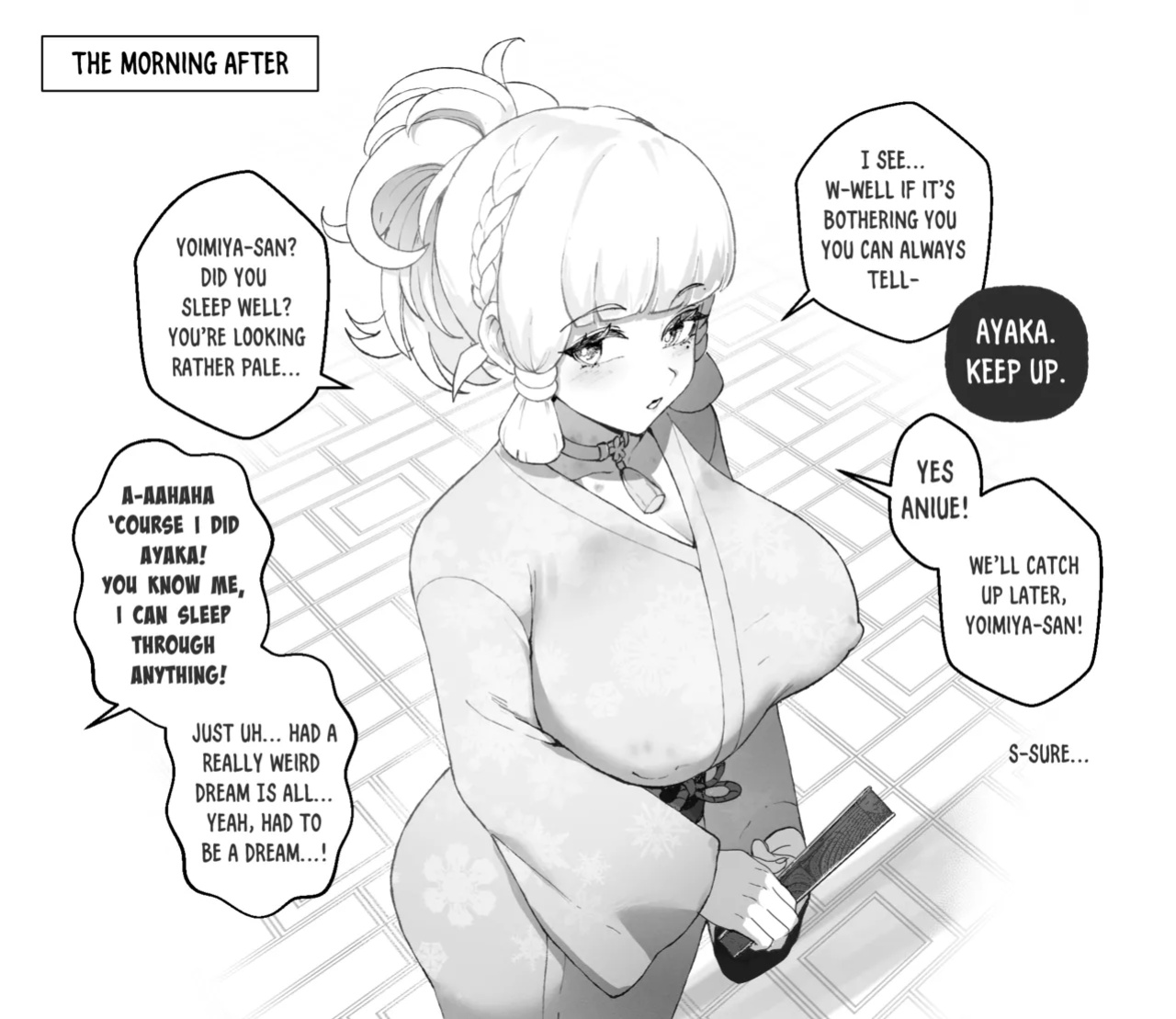 [ThiccwithaQ] Onsen Incident - Side Ayaka (Genshin Impact)