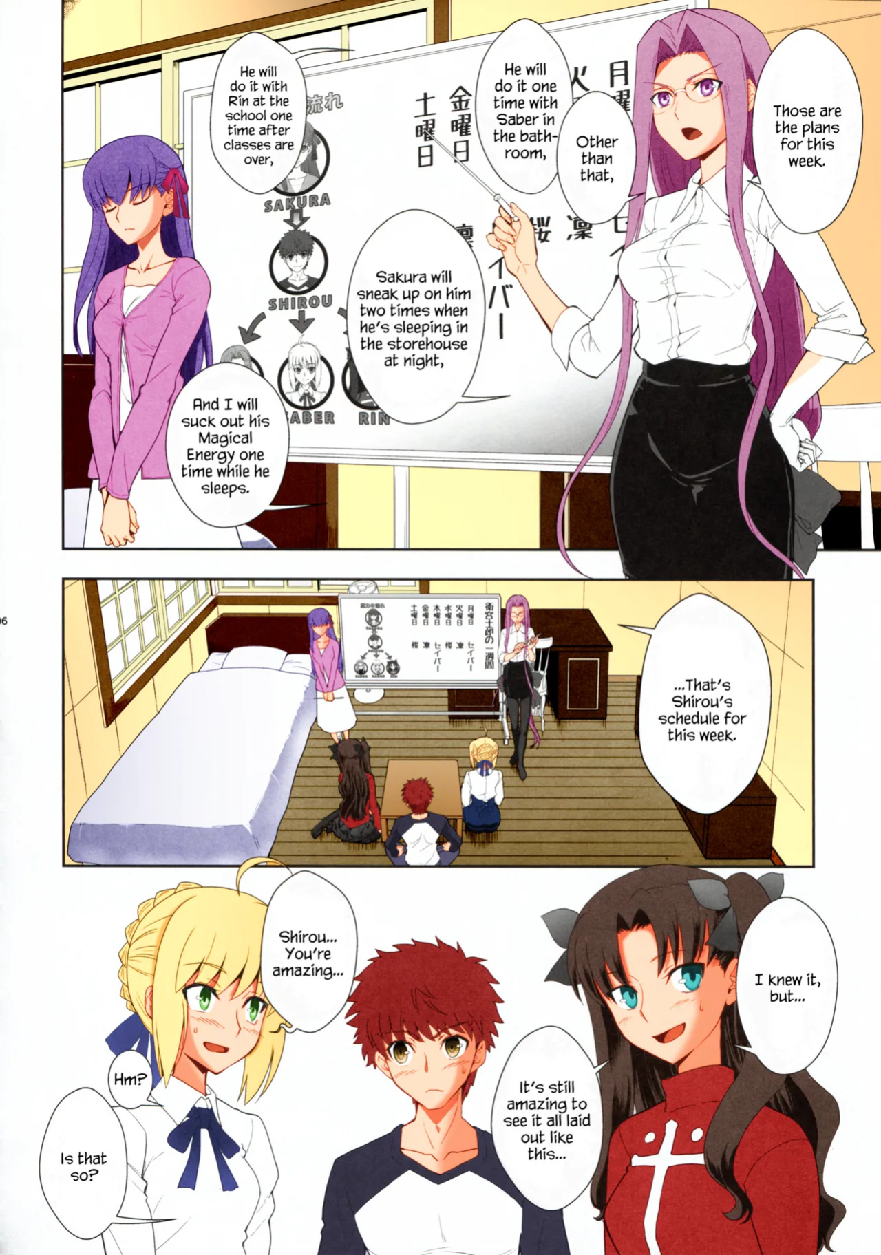 [CRAZY CLOVER CLUB (Kuroha Nue)] Emiya Shirou no Isshuukan (Fate/stay night) [TheSkipRow][Colorised]