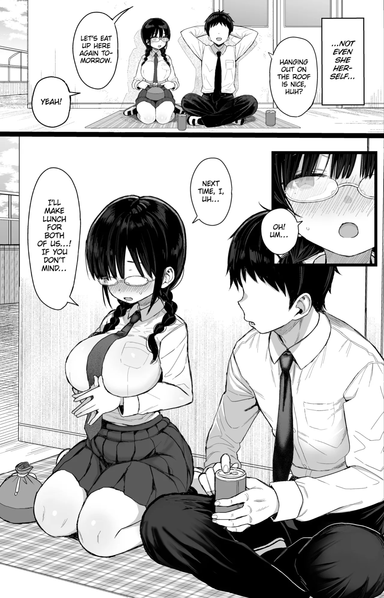 [micro page (Kuromotokun)] Hikaeme Kanojo wa Kobamenai | The Mild-Mannered Girlfriend Who Can't Resist + Omake [The Unseelie Court]