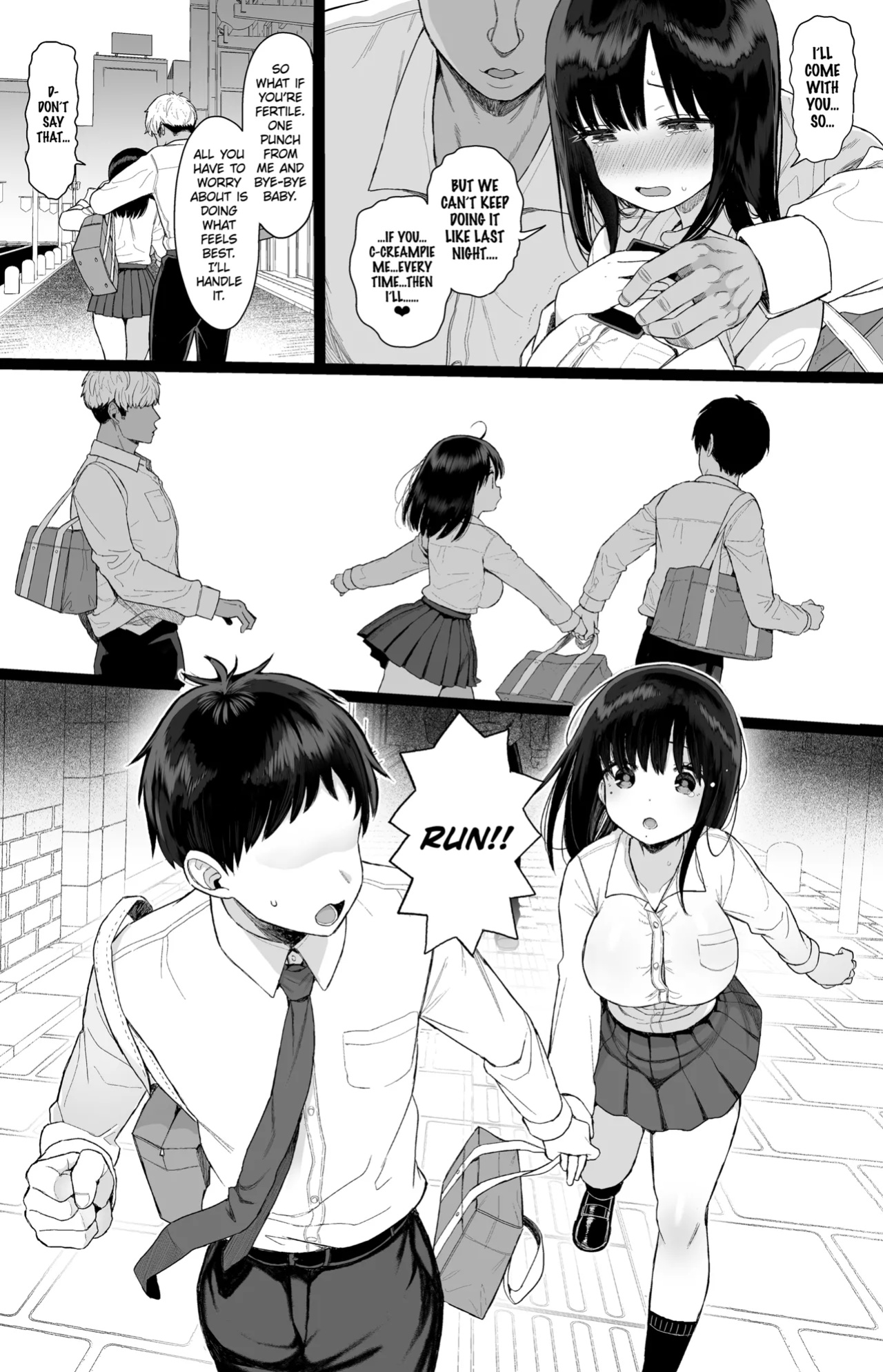 [micro page (Kuromotokun)] Hikaeme Kanojo wa Kobamenai | The Mild-Mannered Girlfriend Who Can't Resist + Omake [The Unseelie Court]