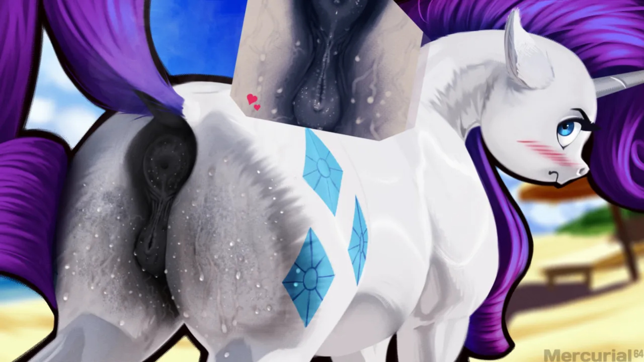 [mercurial64] Sweaty Rarity (My Little Pony)