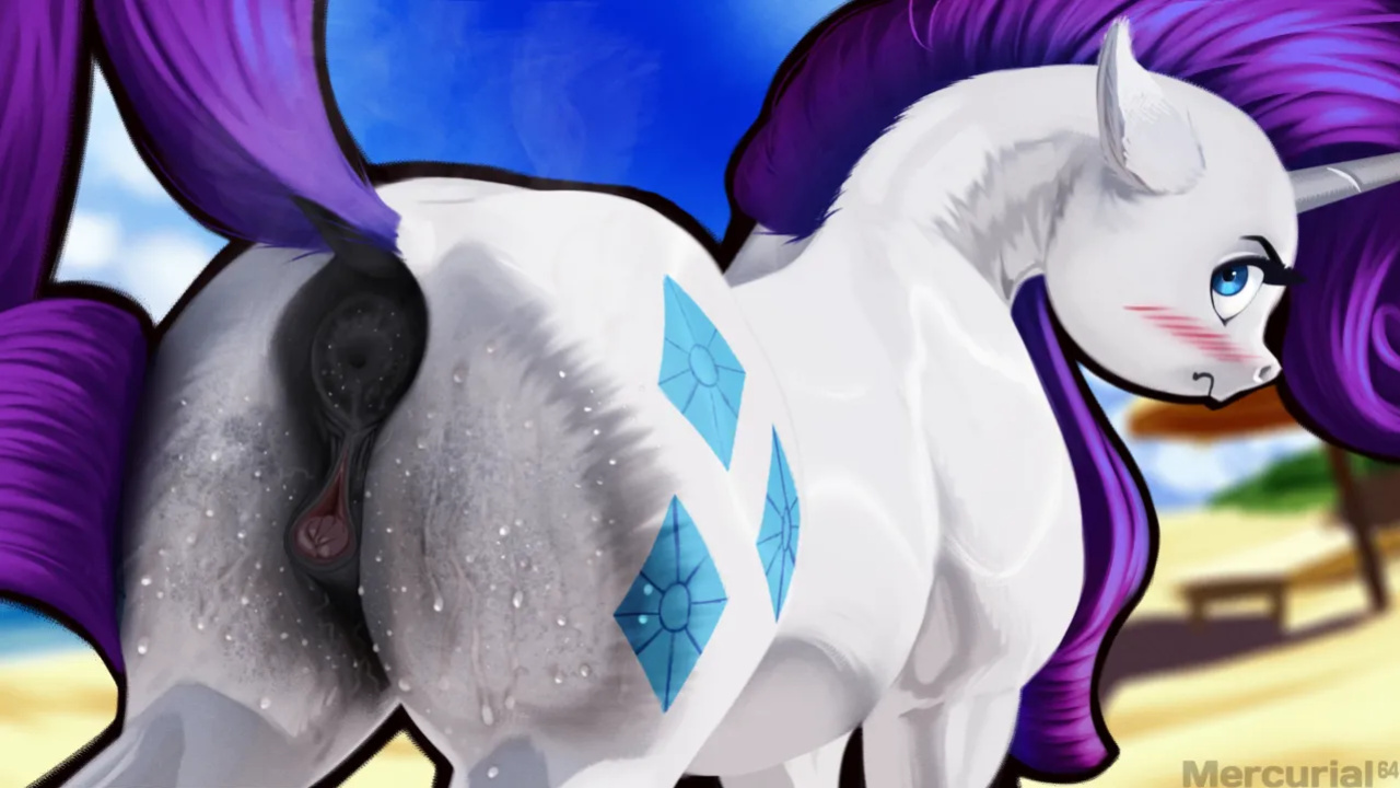 [mercurial64] Sweaty Rarity (My Little Pony)