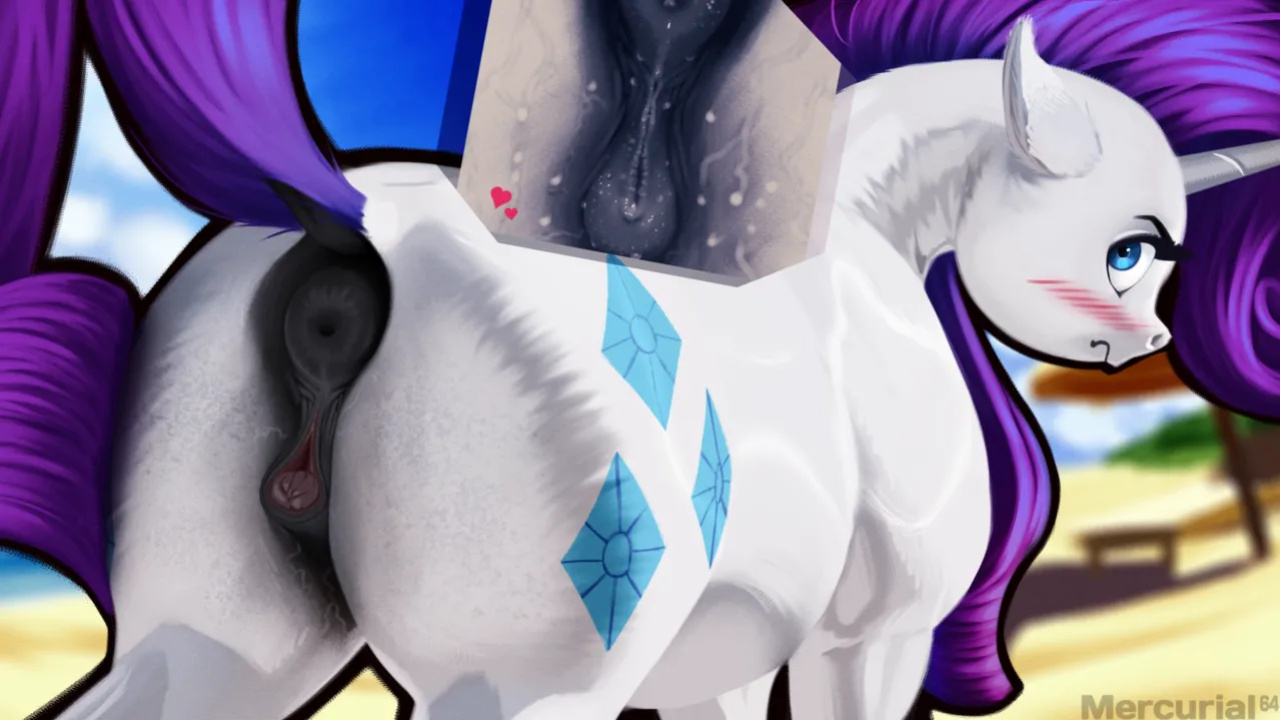 [mercurial64] Sweaty Rarity (My Little Pony)