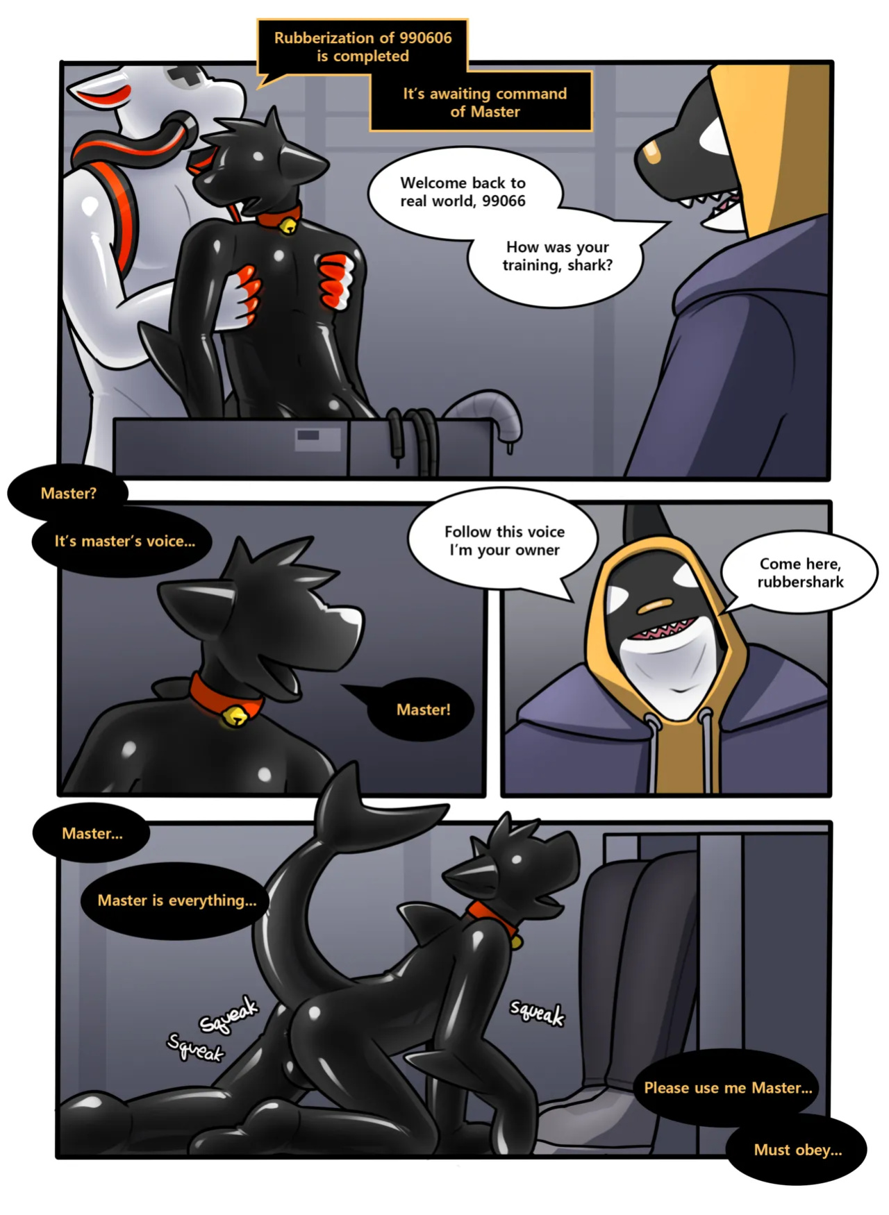 [Qundium (Yewonlee1999 / Hacony)] RubberShark (狗大汉化) [Completed]