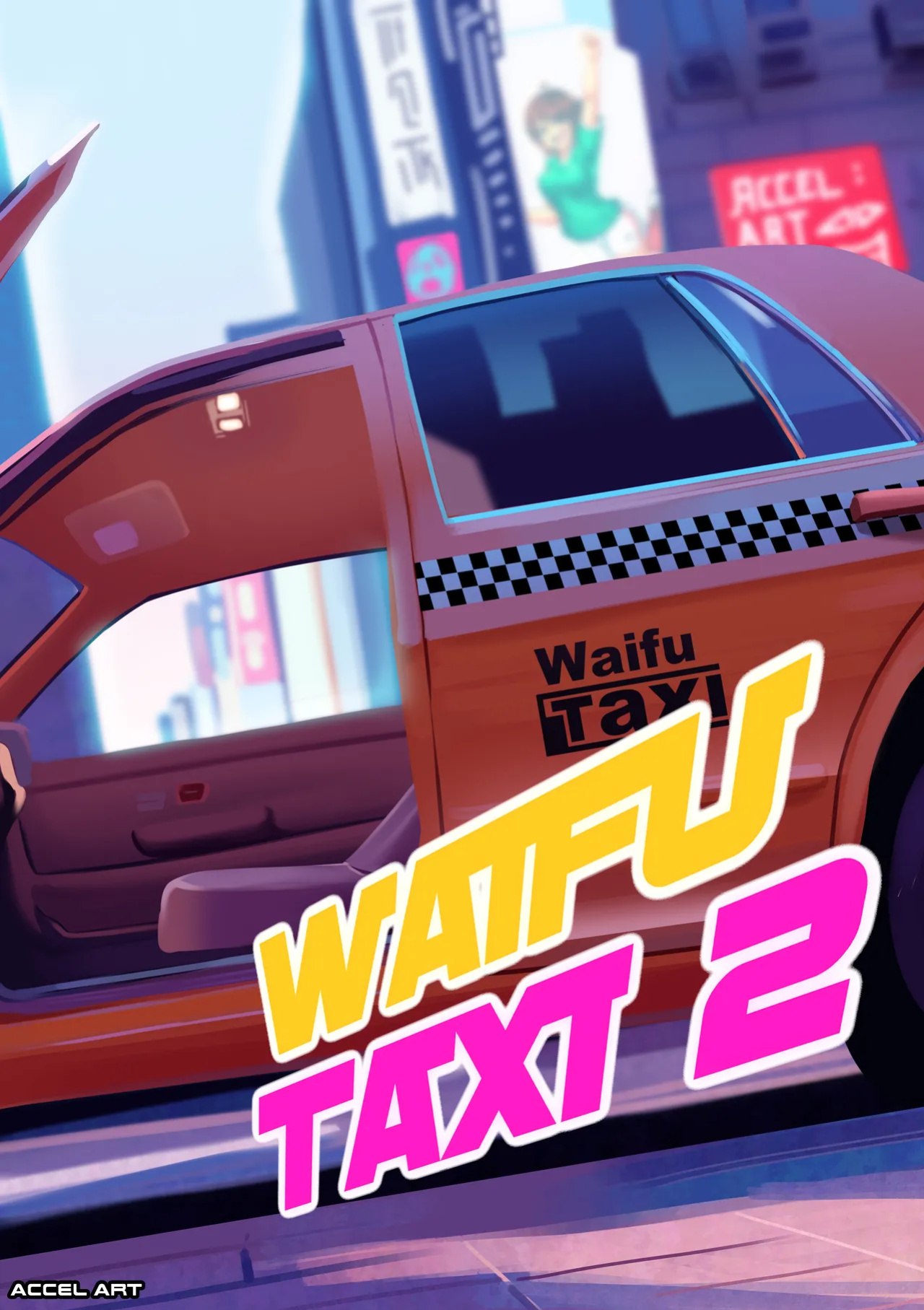 [Accel Art] WAIFU TAXI 2 - momo yaoyorozu (MHA/BNHA) (english + textless)