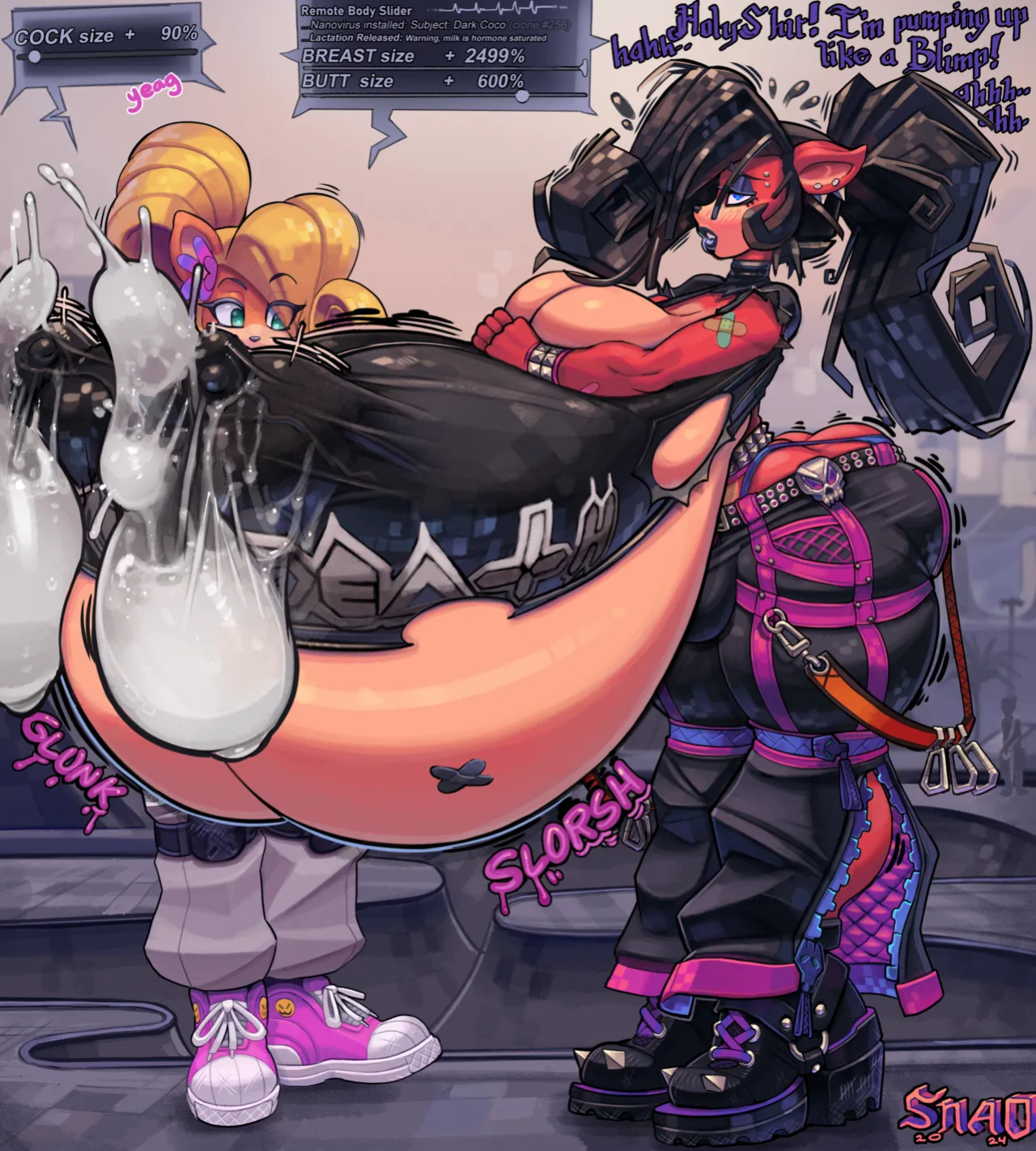 [Snao] Body Slider Growth Set: Coco Bandicoot X Evil Coco (Crash Bandicoot)
