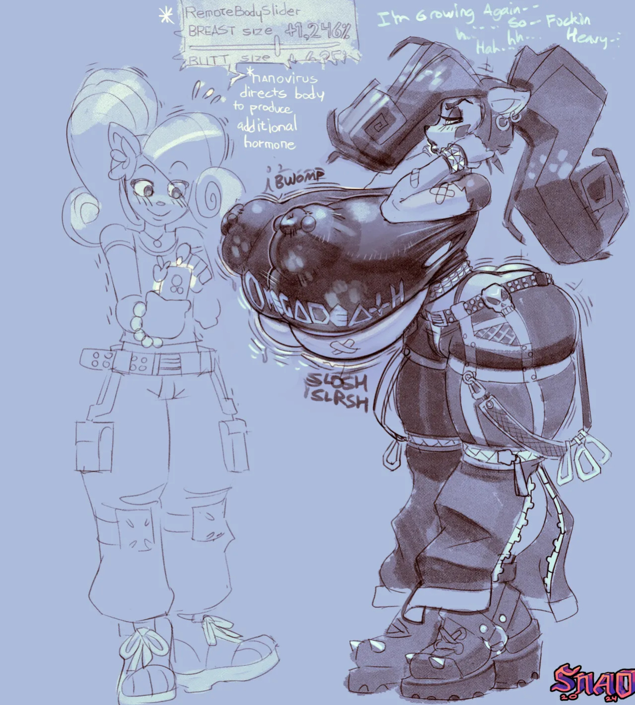 [Snao] Body Slider Growth Set: Coco Bandicoot X Evil Coco (Crash Bandicoot)