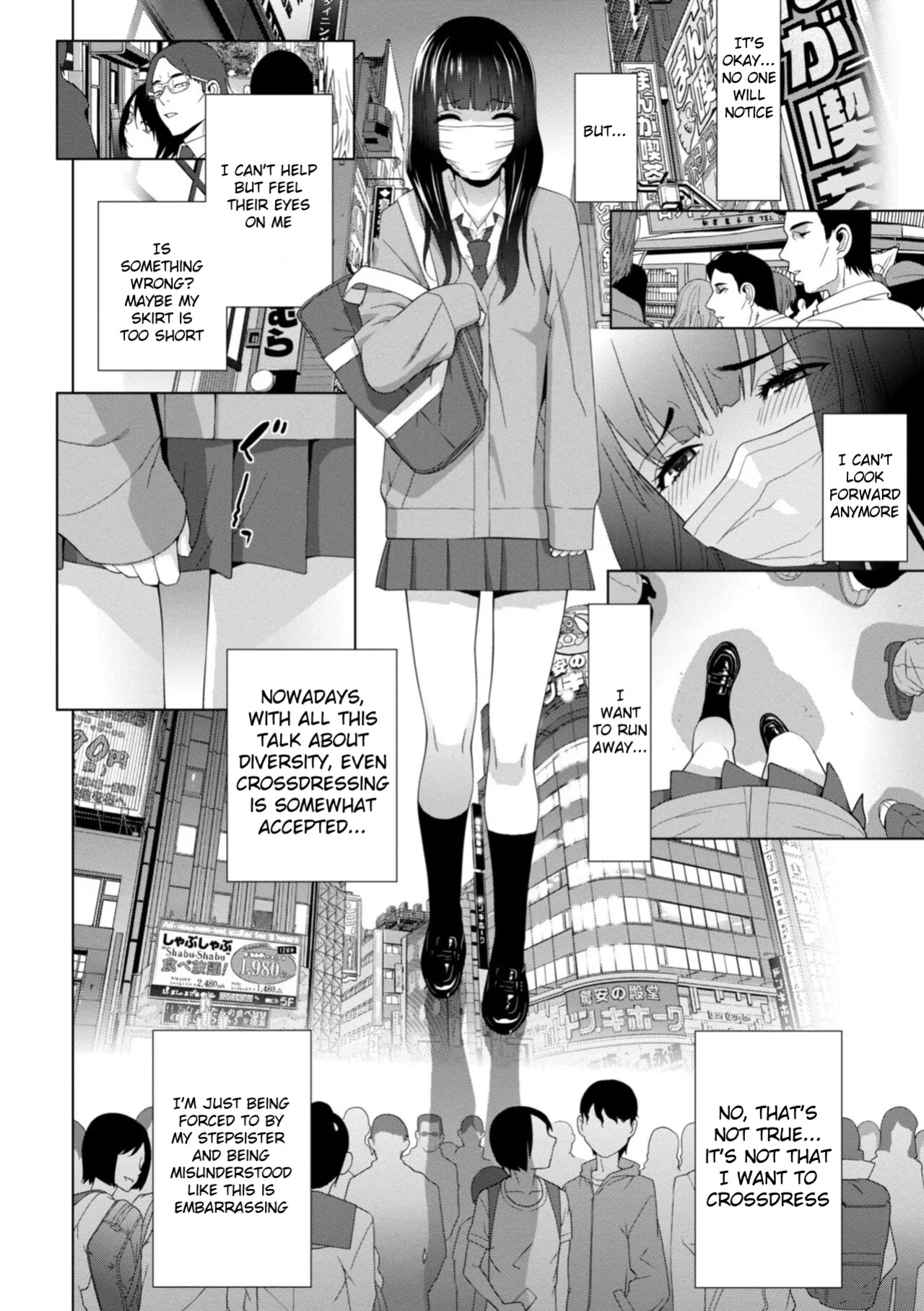 Forced into Cross-Dressing by My Younger Sister (Ch 1-4 + extras)