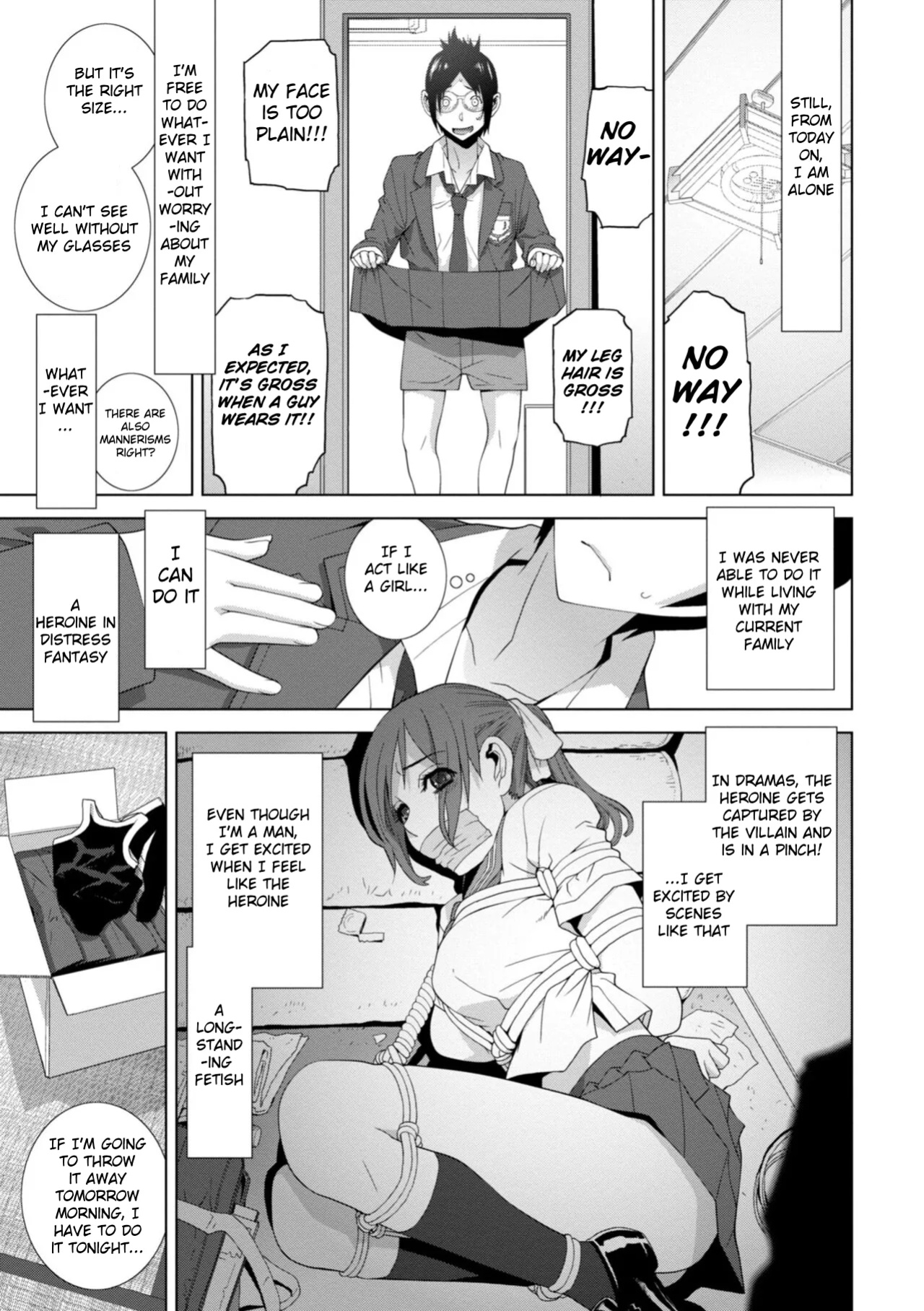 Forced into Cross-Dressing by My Younger Sister (Ch 1-4 + extras)
