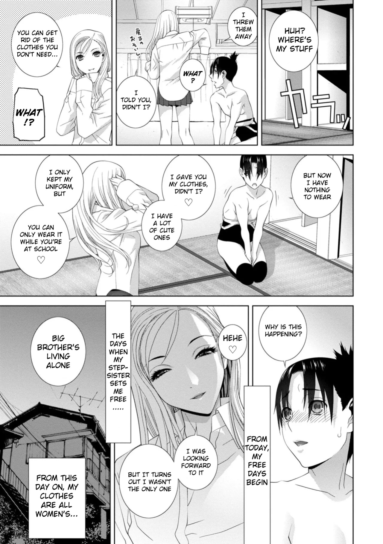 Forced into Cross-Dressing by My Younger Sister (Ch 1-4 + extras)