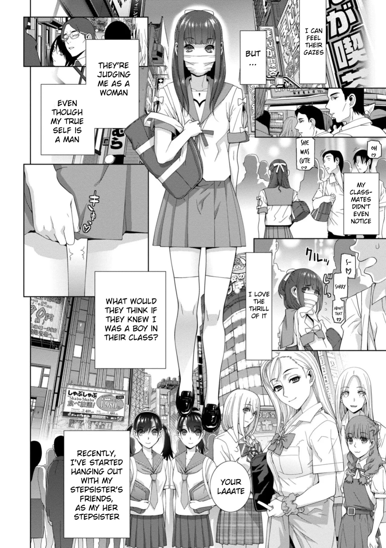 Forced into Cross-Dressing by My Younger Sister (Ch 1-4 + extras)