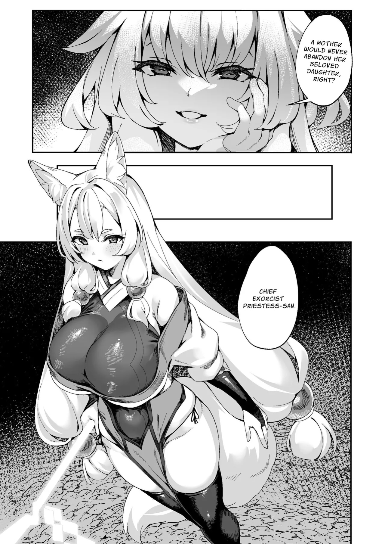 [Nekono Tawagoto (Nekono Mantesu)] Taima Miko Kanna Futanari Sakusei Haiboku Hen | Exorcist Priestess Kanna: Futanari Defeated by Forced Ejaculation [Nice Translations]