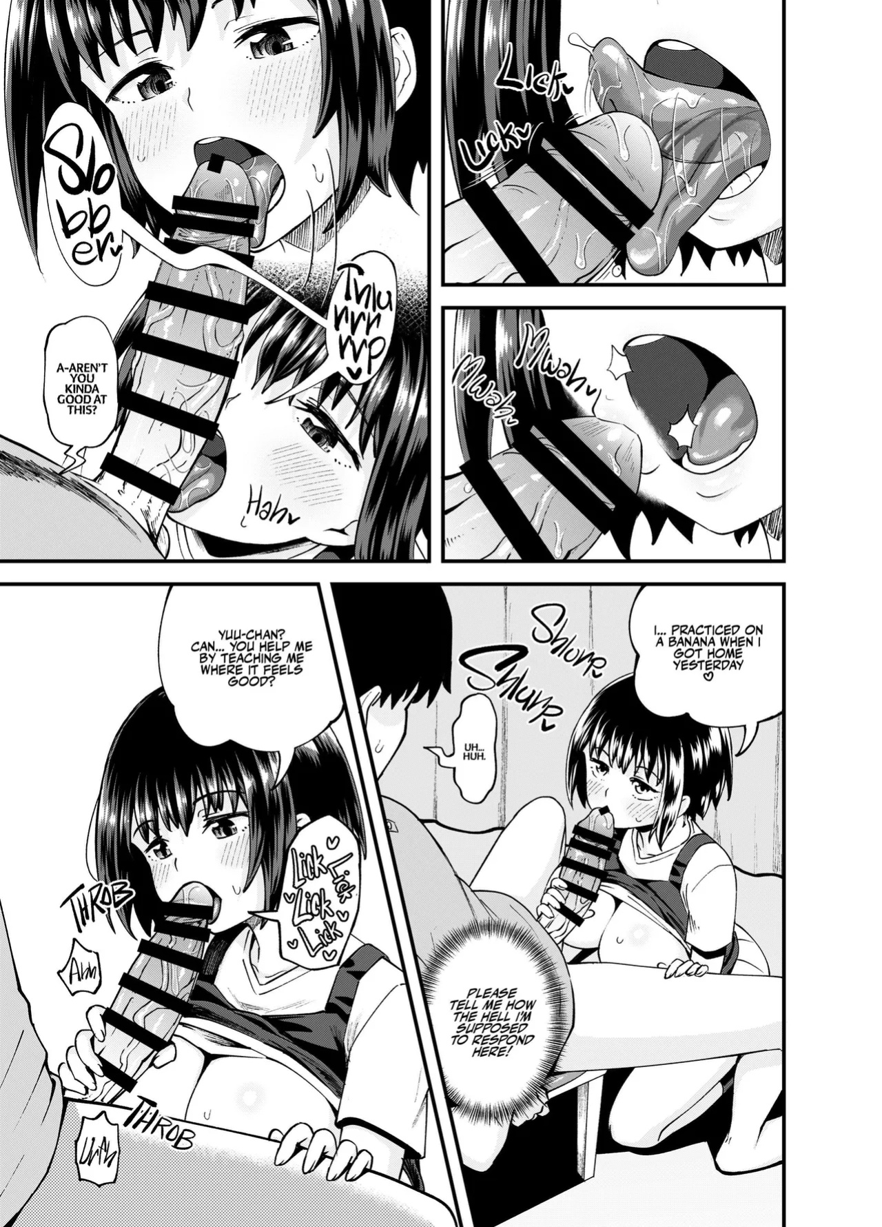 [Tonkotsu Fuumi (Poncocchan)] Soen ni Natteta Osananajimi ga Okuchi Onaho Gayoi Shite Kuru Mikkakan | Three Days Treating My Estranged Friend As An Oral Fuckhole [A Little Someone's Dummy]