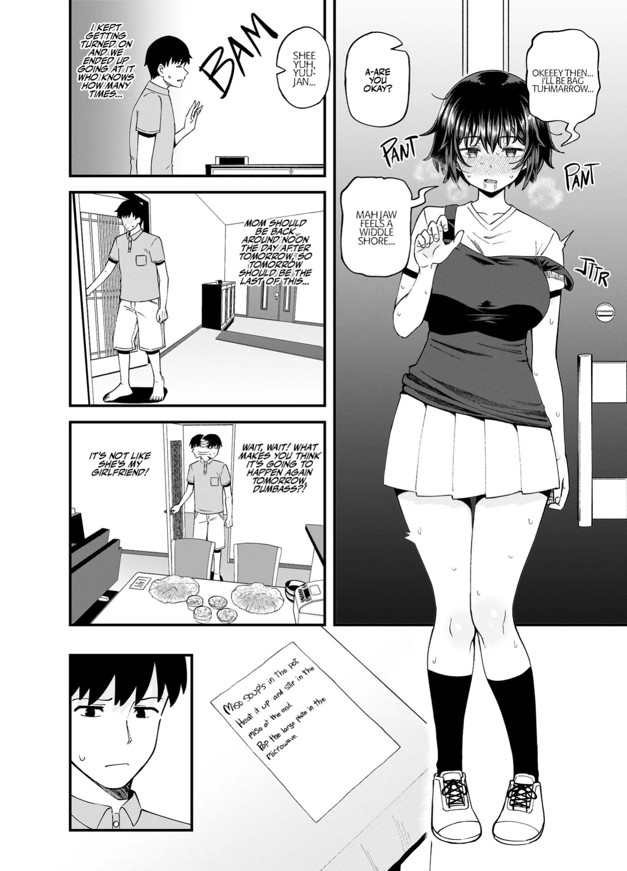 [Tonkotsu Fuumi (Poncocchan)] Soen ni Natteta Osananajimi ga Okuchi Onaho Gayoi Shite Kuru Mikkakan | Three Days Treating My Estranged Friend As An Oral Fuckhole [A Little Someone's Dummy]