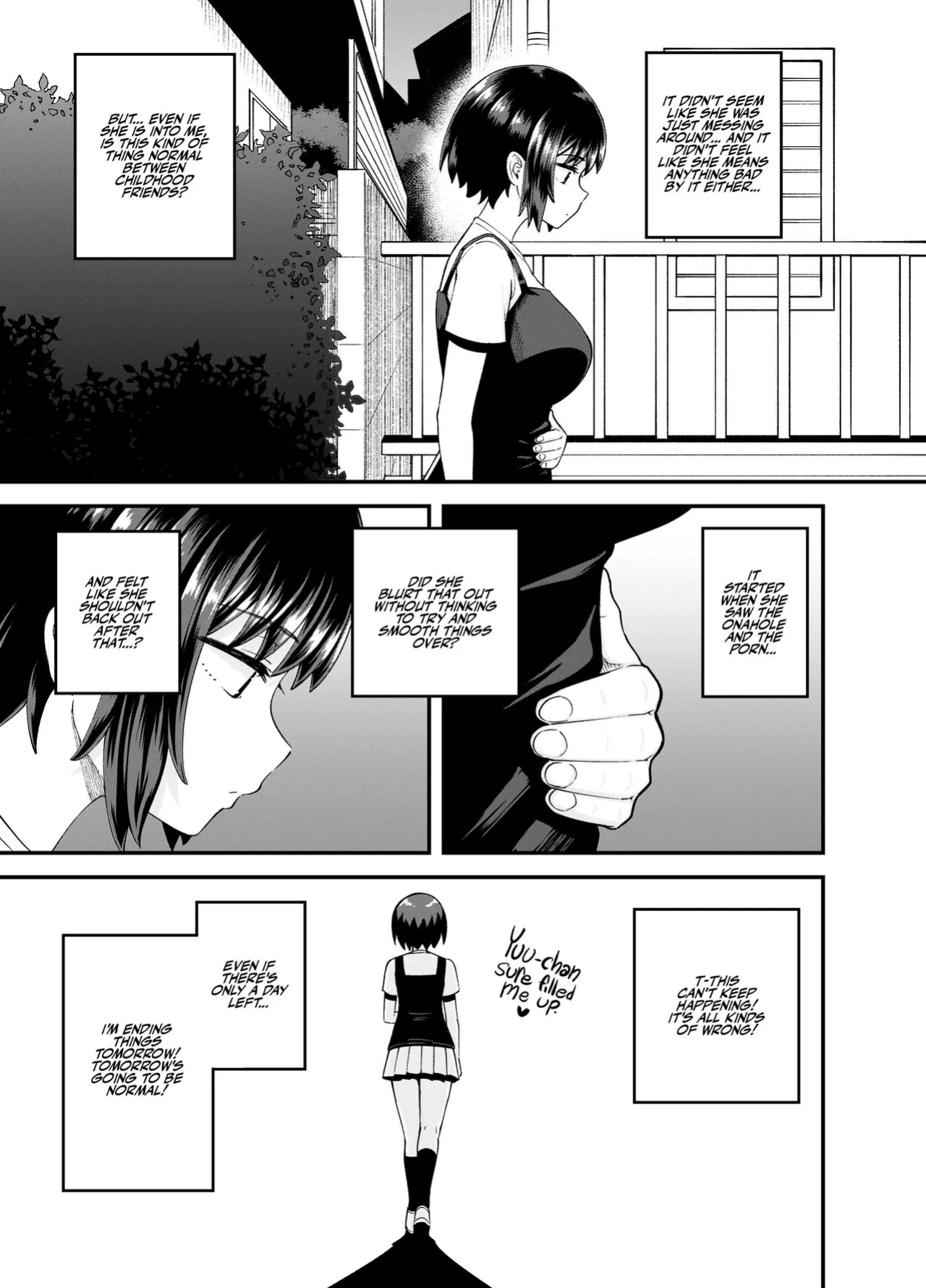 [Tonkotsu Fuumi (Poncocchan)] Soen ni Natteta Osananajimi ga Okuchi Onaho Gayoi Shite Kuru Mikkakan | Three Days Treating My Estranged Friend As An Oral Fuckhole [A Little Someone's Dummy]