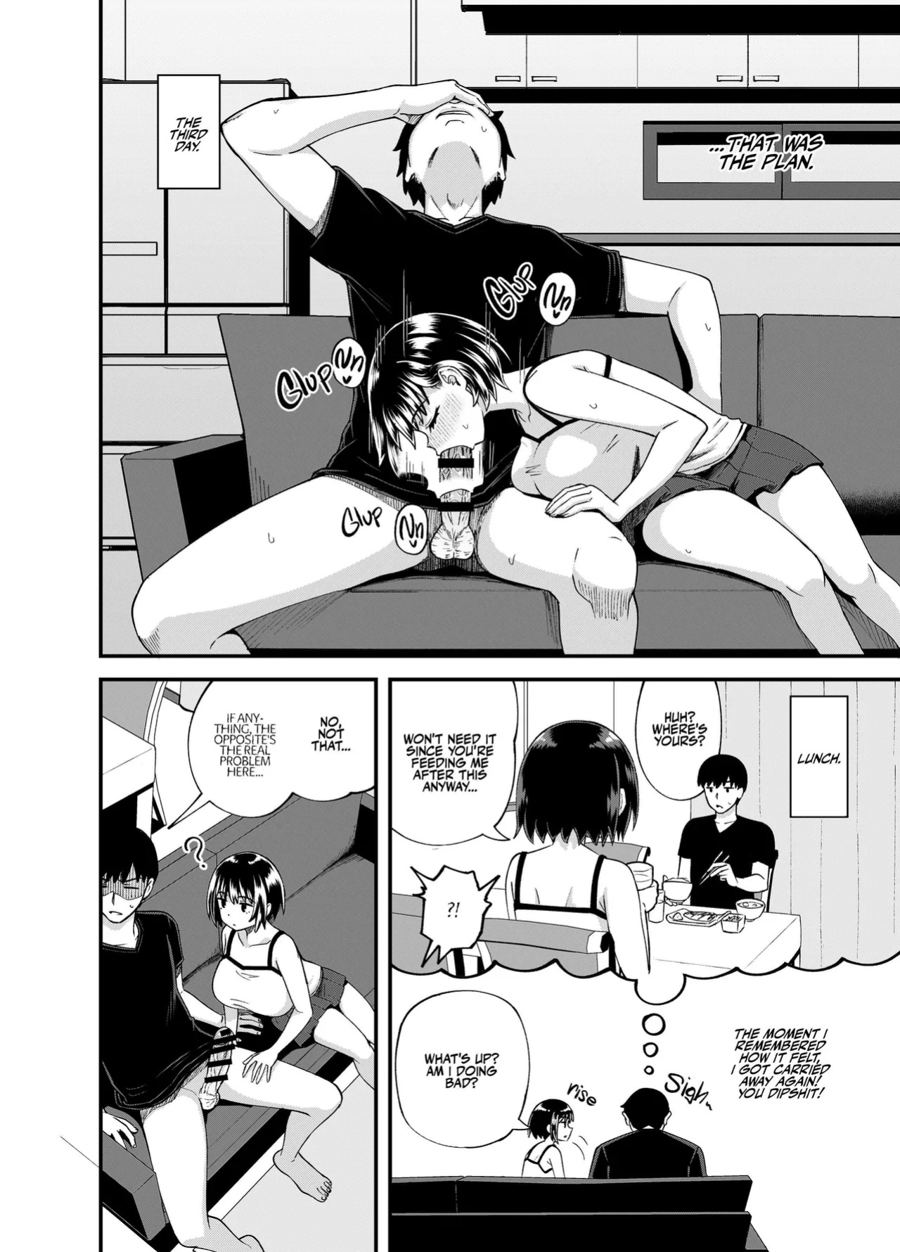 [Tonkotsu Fuumi (Poncocchan)] Soen ni Natteta Osananajimi ga Okuchi Onaho Gayoi Shite Kuru Mikkakan | Three Days Treating My Estranged Friend As An Oral Fuckhole [A Little Someone's Dummy]