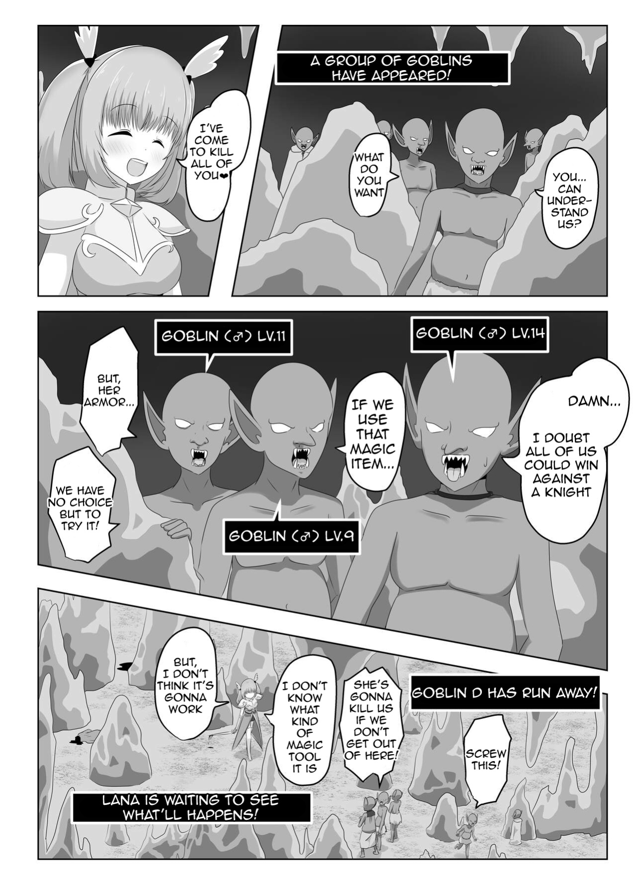 [C Hange (hangesho)] The Female Knight Who Lost Everything To Goblins