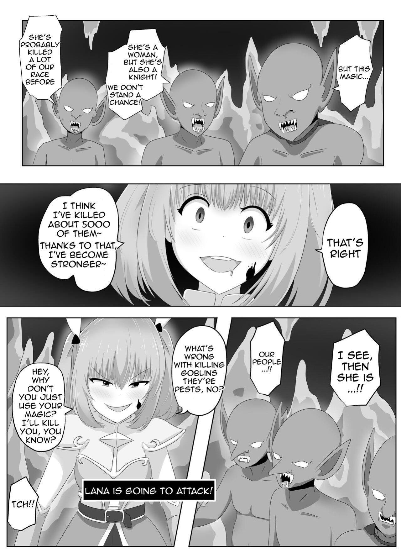 [C Hange (hangesho)] The Female Knight Who Lost Everything To Goblins