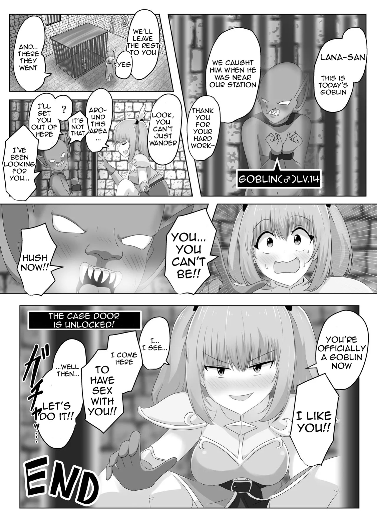 [C Hange (hangesho)] The Female Knight Who Lost Everything To Goblins