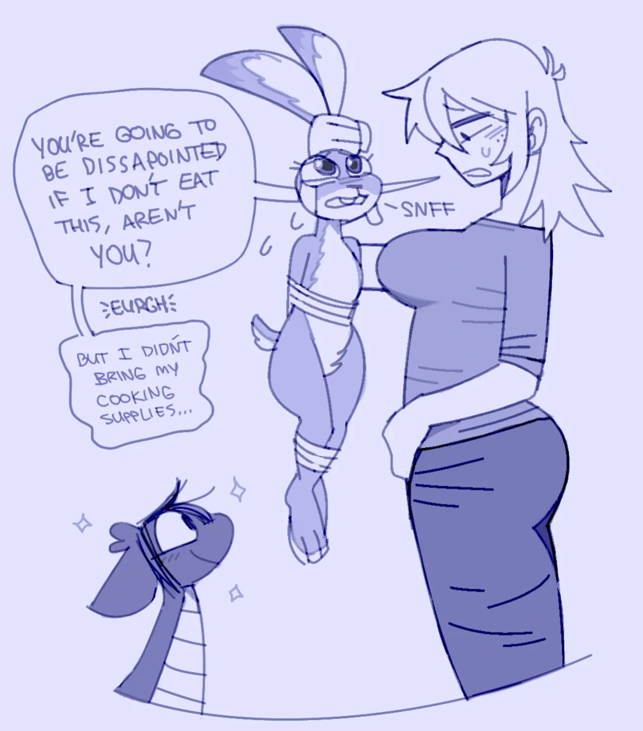 [Shyguy9] Human Sophie and Kobold Bee + Down the Rabbit Hole