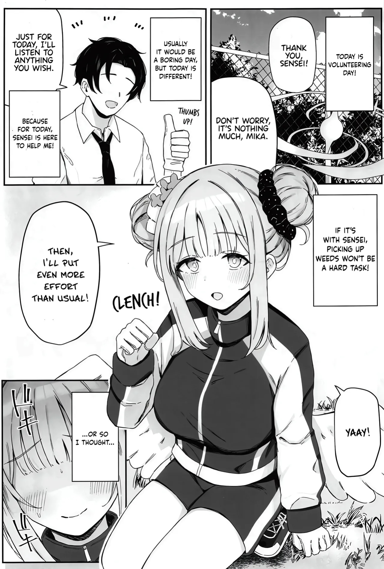 (C104) [Itonouri (hemachi)] Seinaru Sono ni wa Bonyuu ga Saku | A Fertile Bosom Blooms in this Holy Garden (Blue Archive) [Pinandhita 論理型]