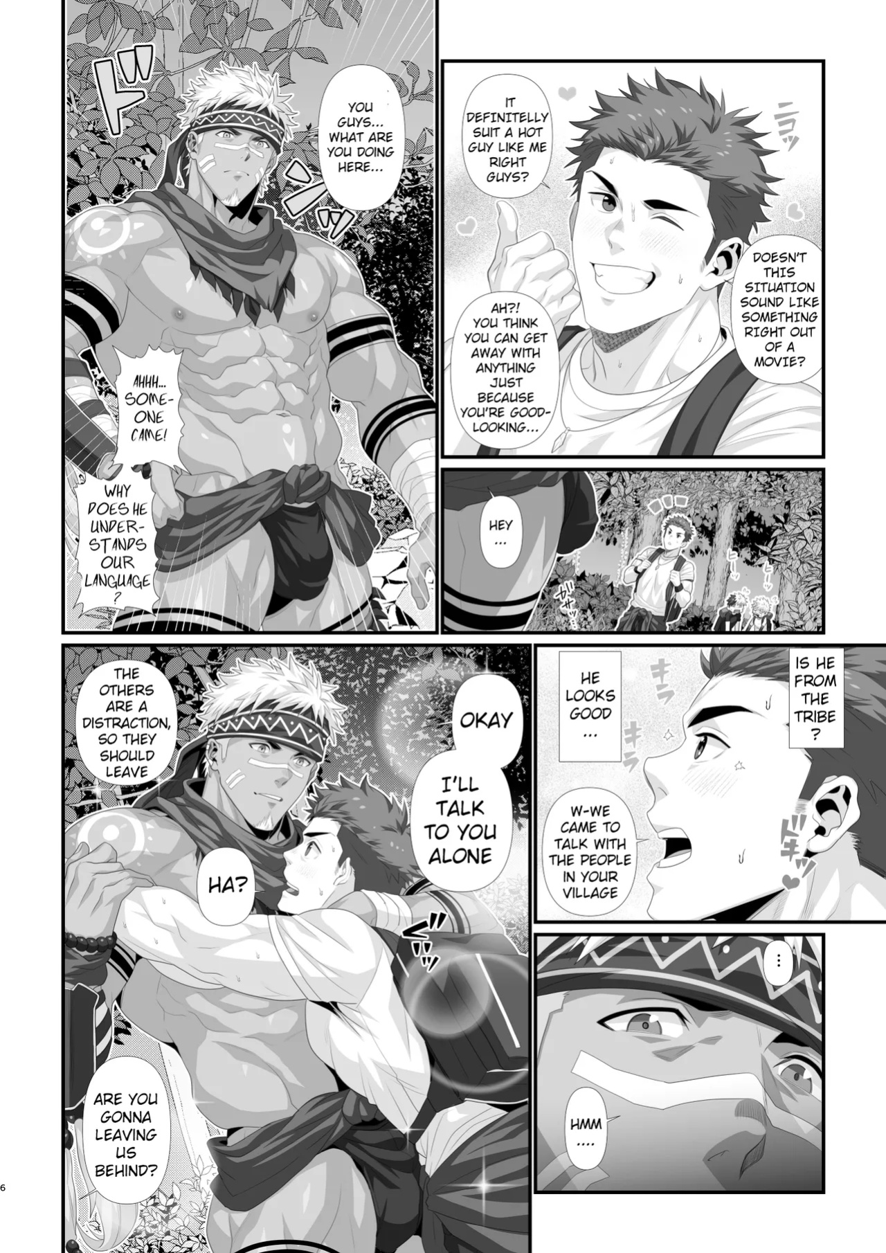 [Hihumi] Buzoku seinen × haiyū - Tribal Man x Streamer [ENG] [UNCENSORED]