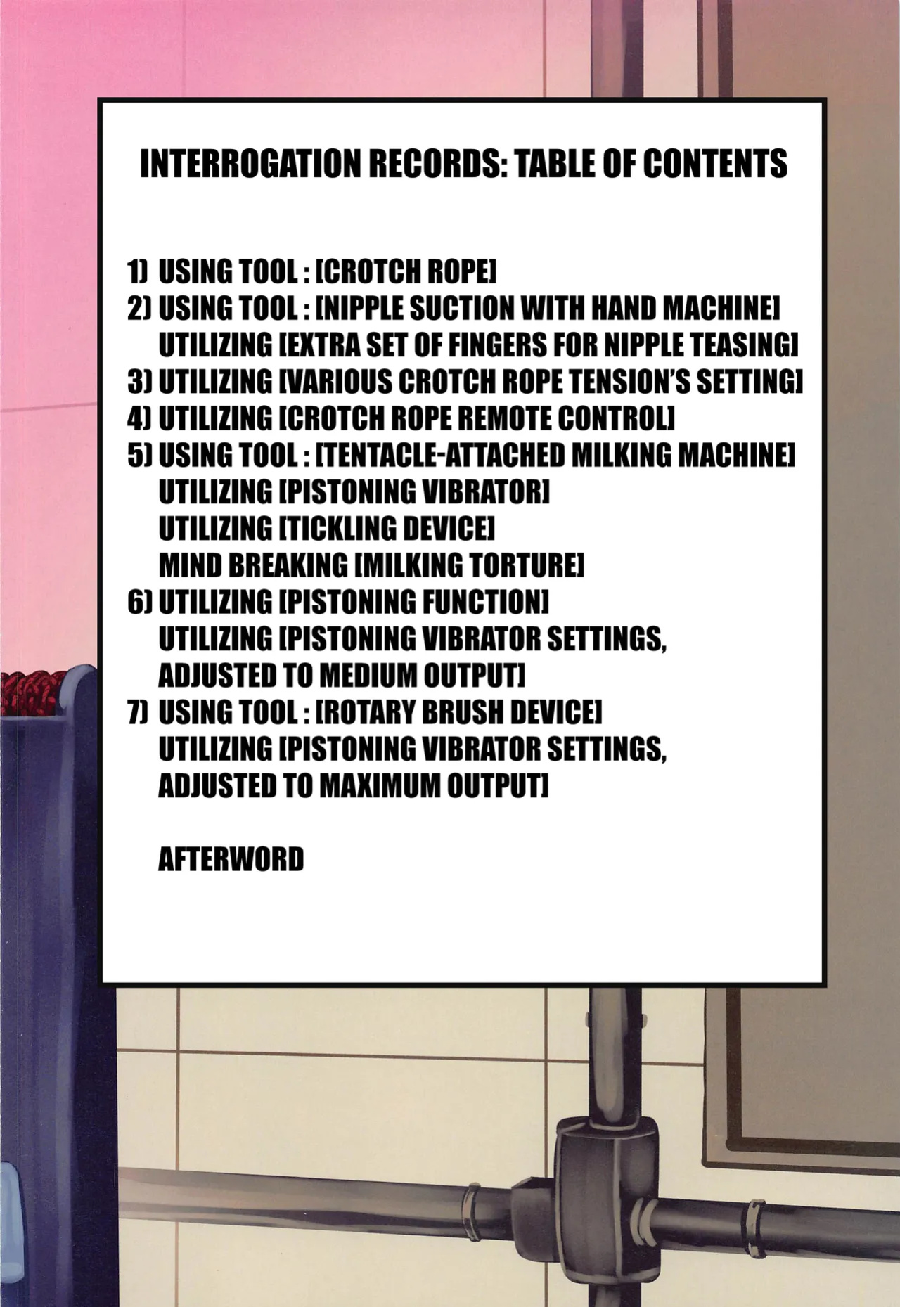 (C99) [Monaka Udon (Monikano)] Chounouryokusha Shokuhou Misaki Jinmon Chousho | The Interrogation Record of Shokuhou Misaki the Esper [Kuraudo]
