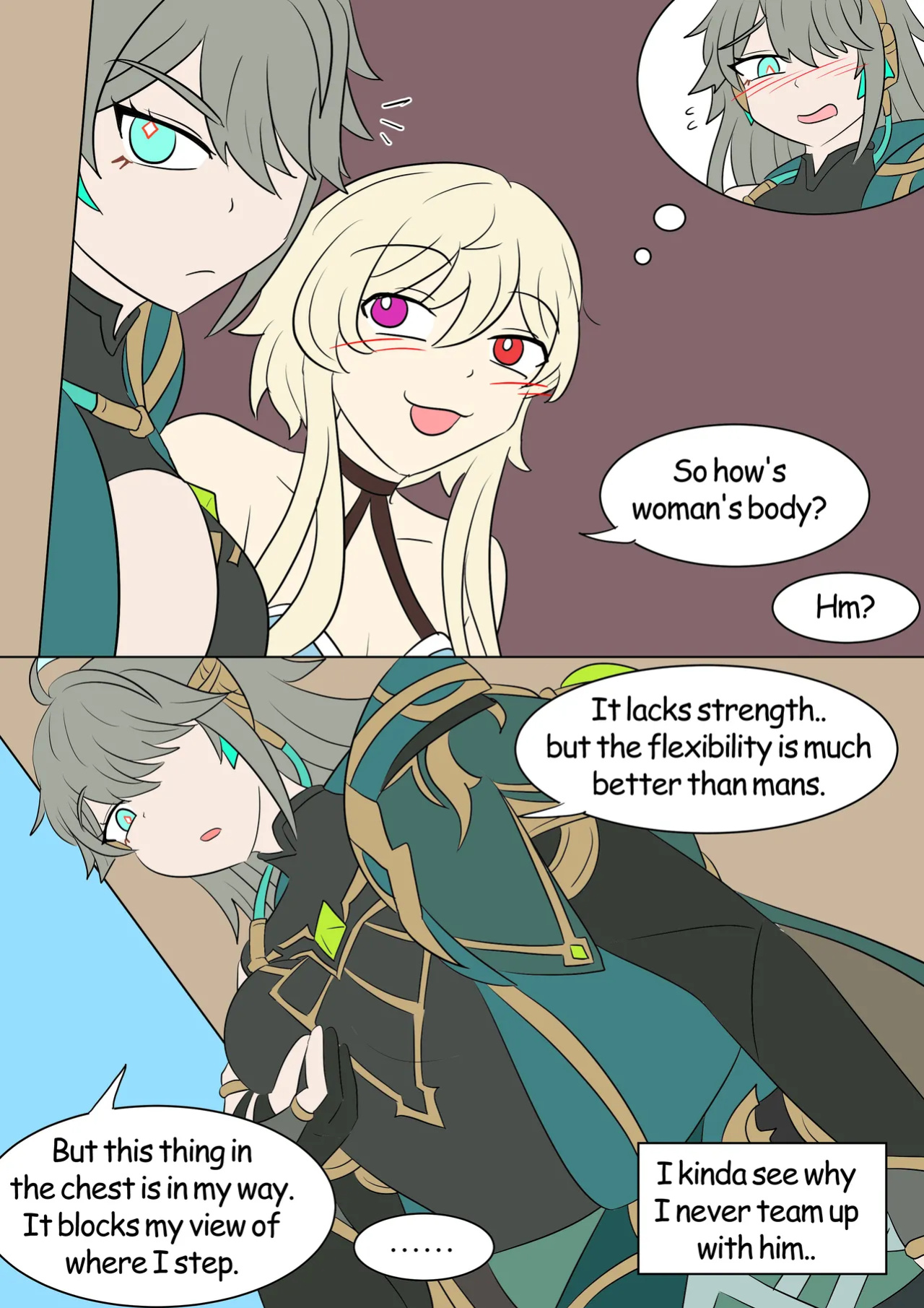 [Vel] Genshin TSF: Forbidden Knowledge