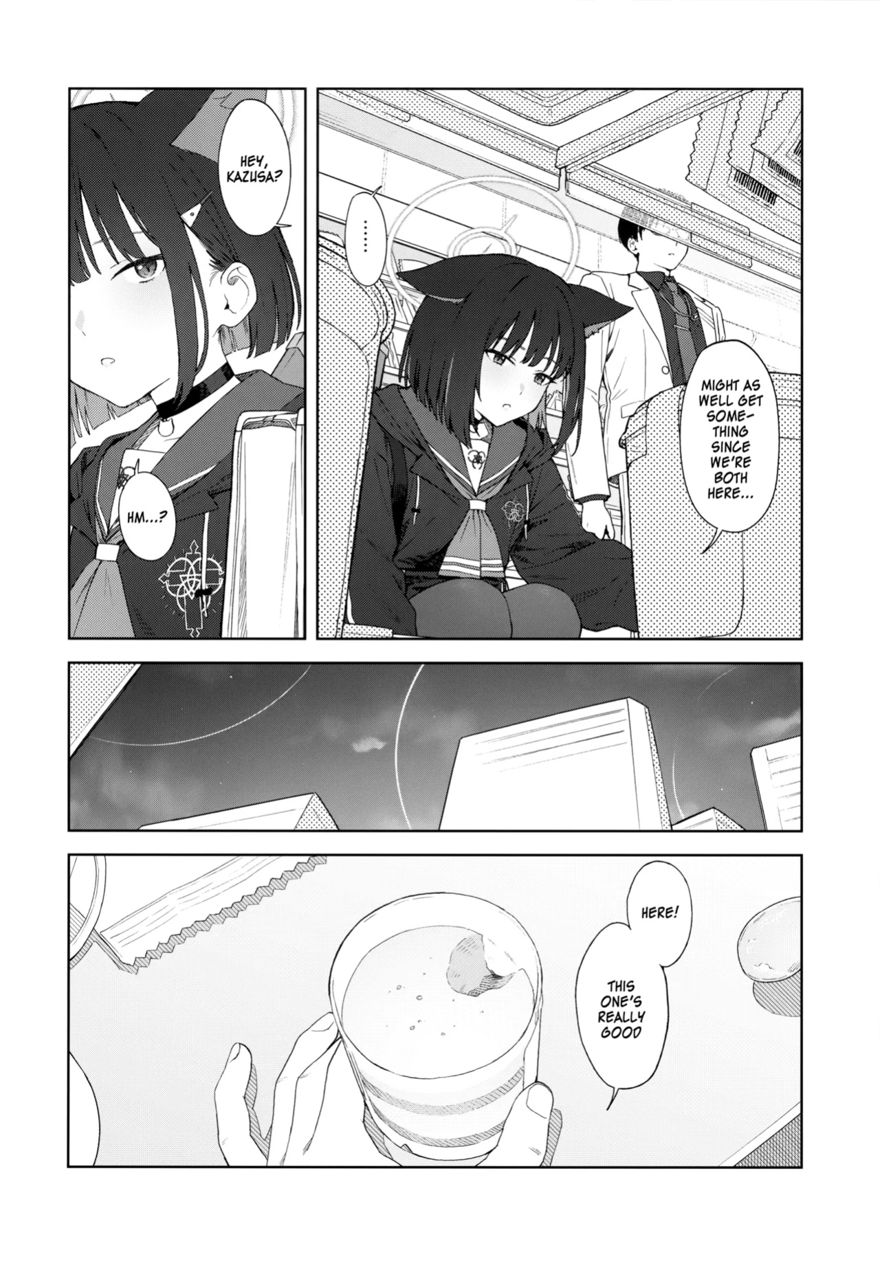 (C104) [Titano-makhia (Mikaduchi)] Konya wa Kuroneko to. | A Night with a Black Cat. (Blue Archive) [SDF]