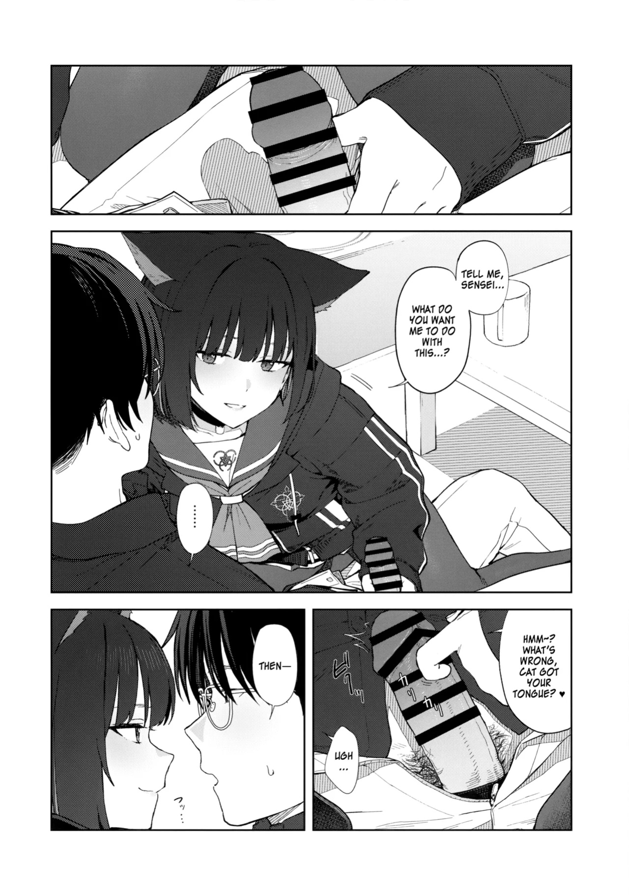 (C104) [Titano-makhia (Mikaduchi)] Konya wa Kuroneko to. | A Night with a Black Cat. (Blue Archive) [SDF]