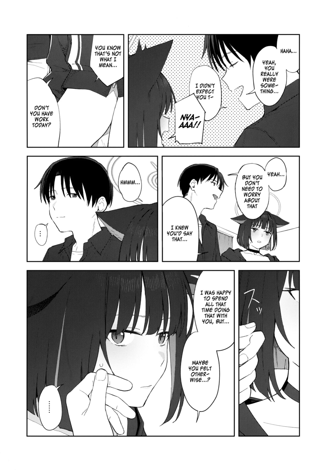 (C104) [Titano-makhia (Mikaduchi)] Konya wa Kuroneko to. | A Night with a Black Cat. (Blue Archive) [SDF]